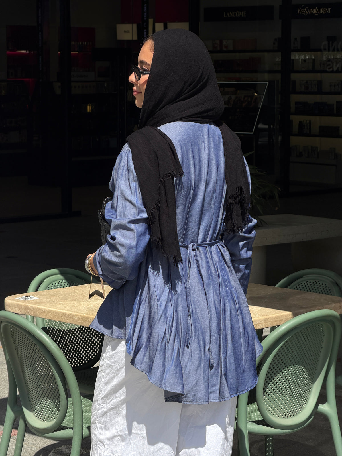 Dreamy Folds Shirt in Indigo