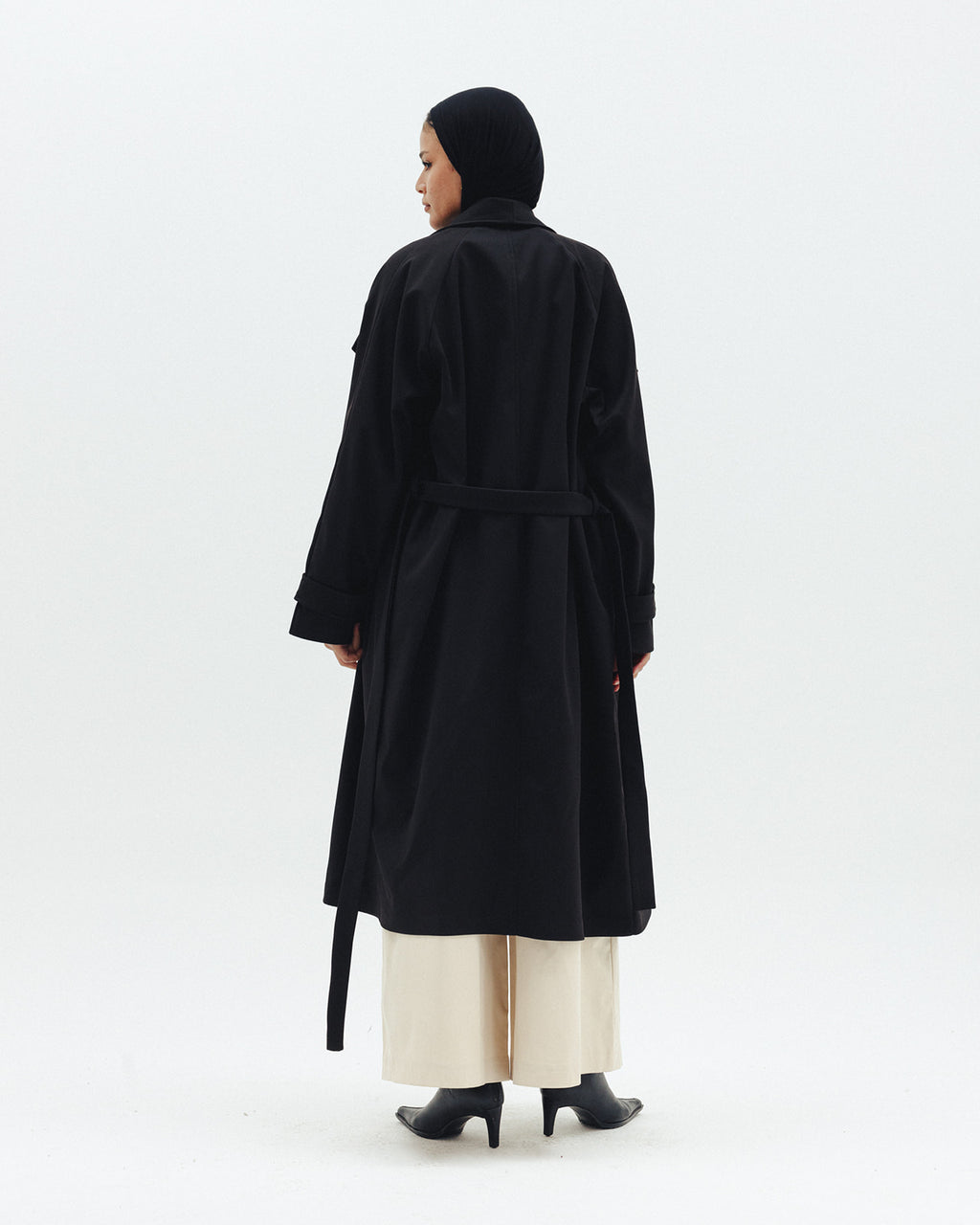 The Timeless Trench Coat in Black