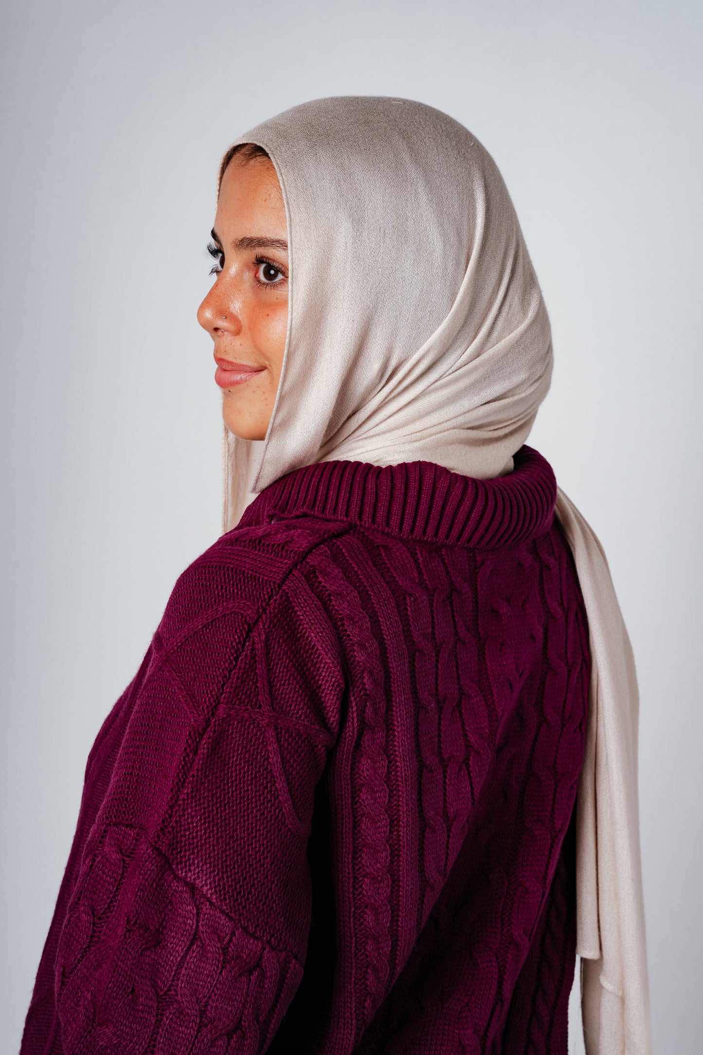 Knit Heaven Pullover in Raspberry