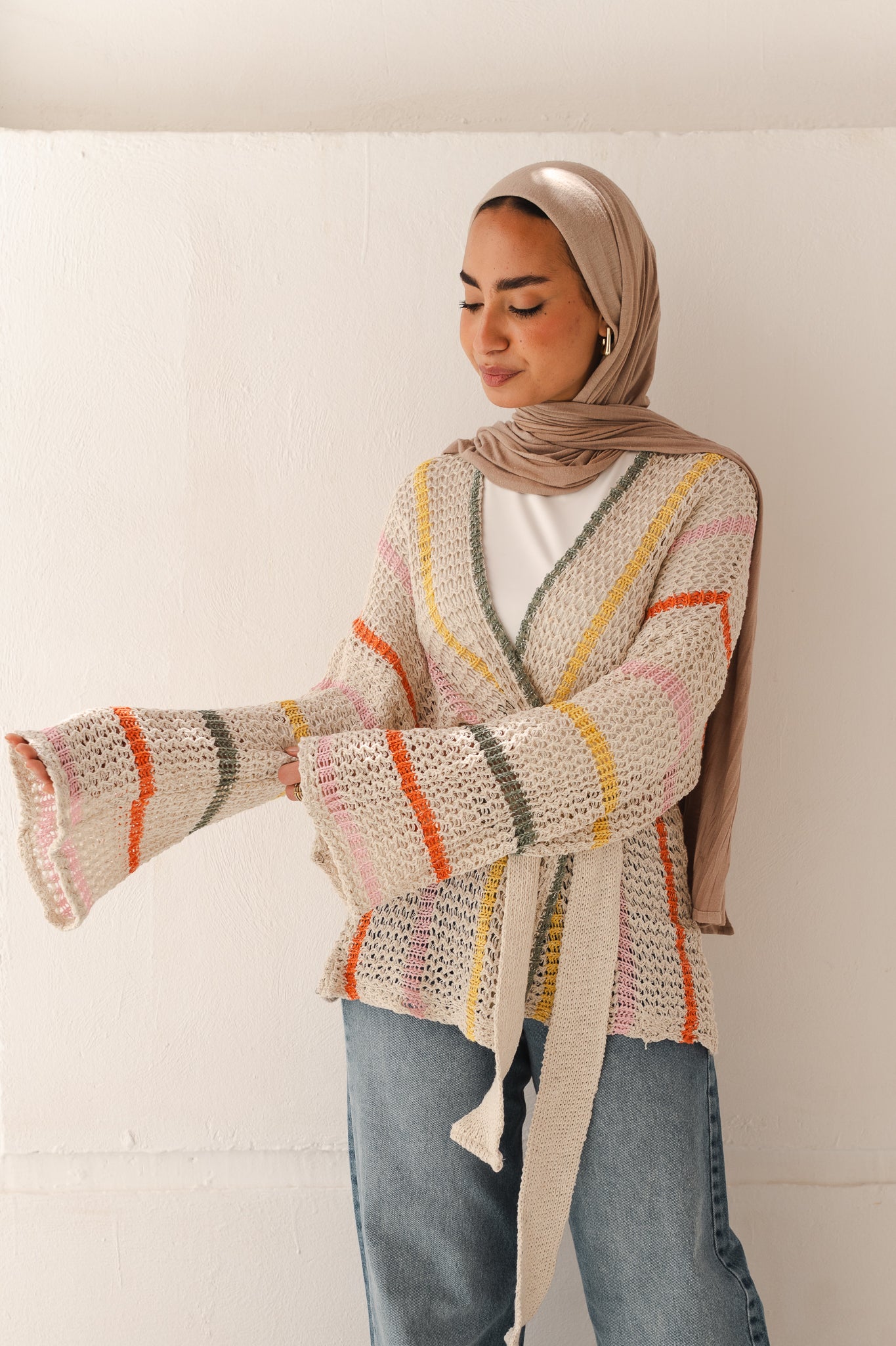 She’s A Vibe Metallic Threads Cardigan