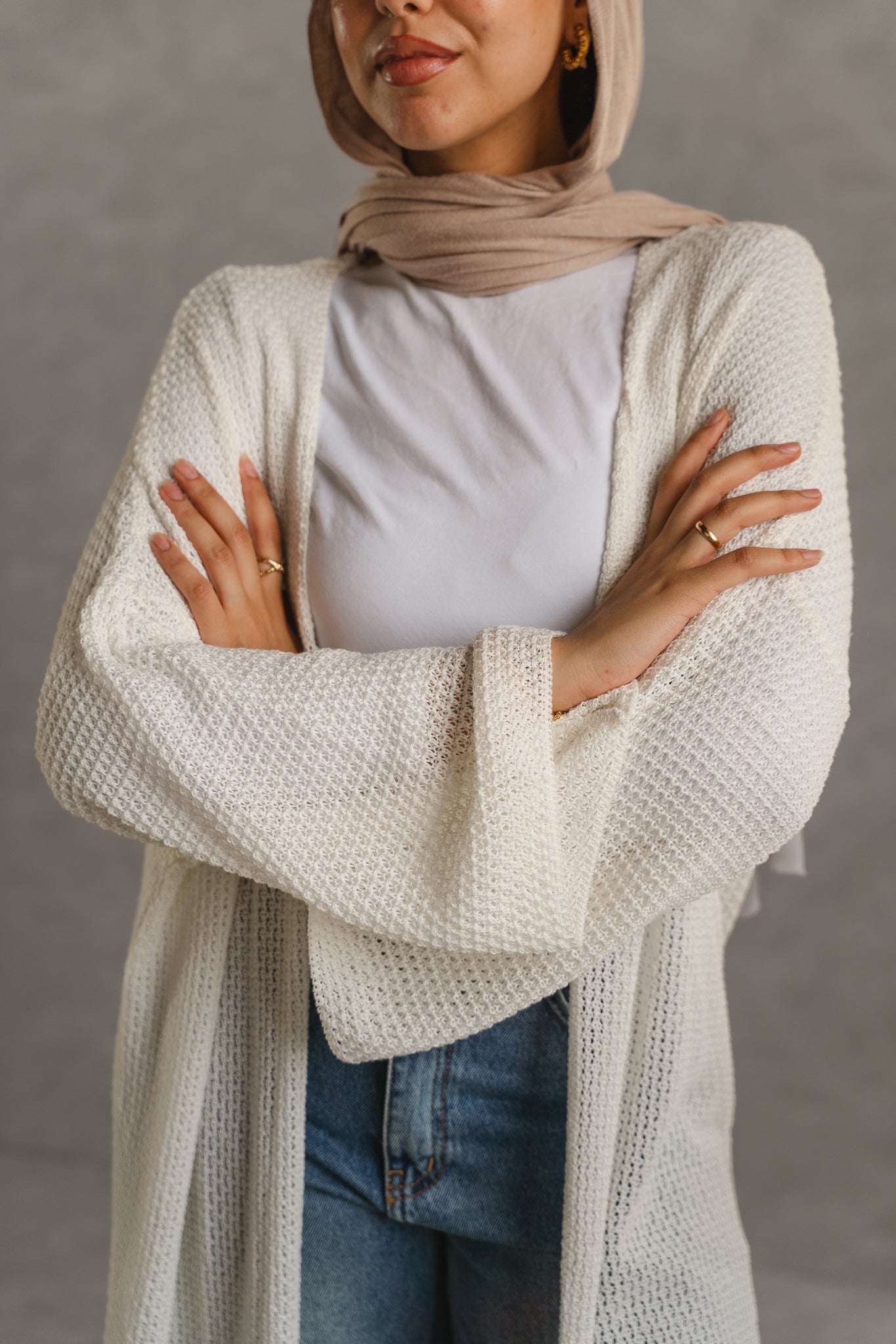 Cloud Crochet Long Cardigan