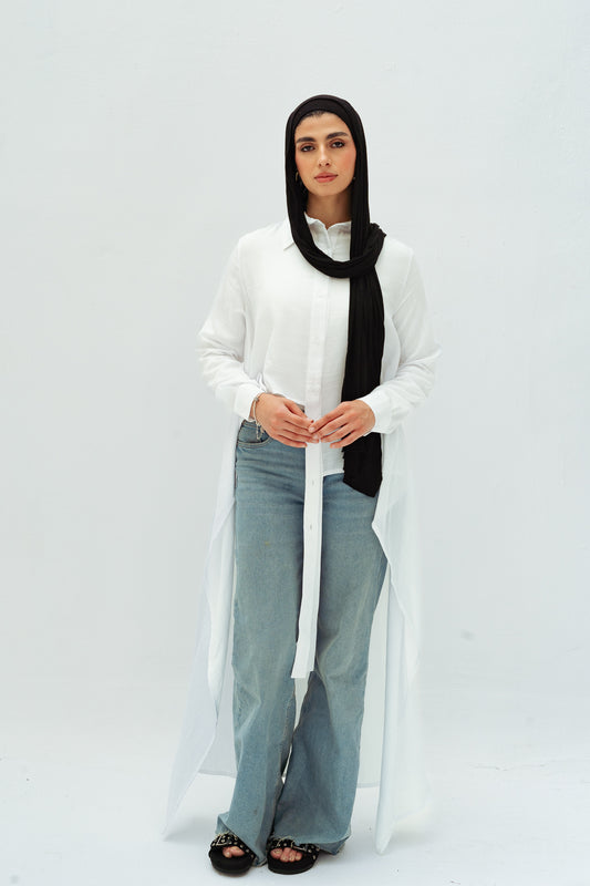 All around Asymmetric top in White