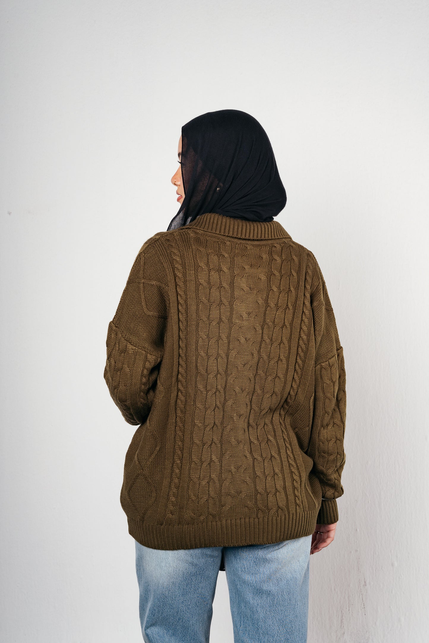 Knit Heaven Pullover in Olive