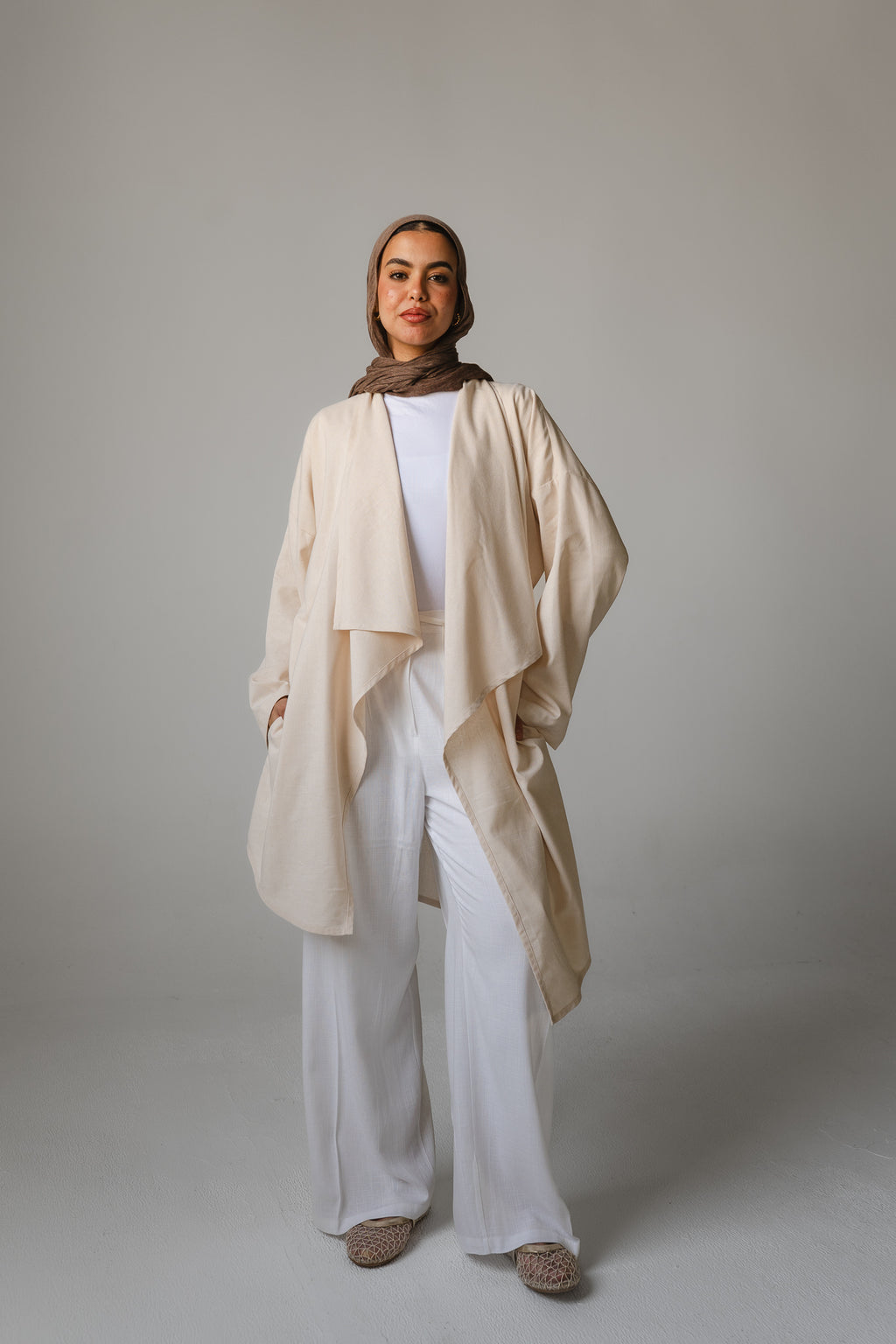 Main Bloom Moment Cardigan in Beige