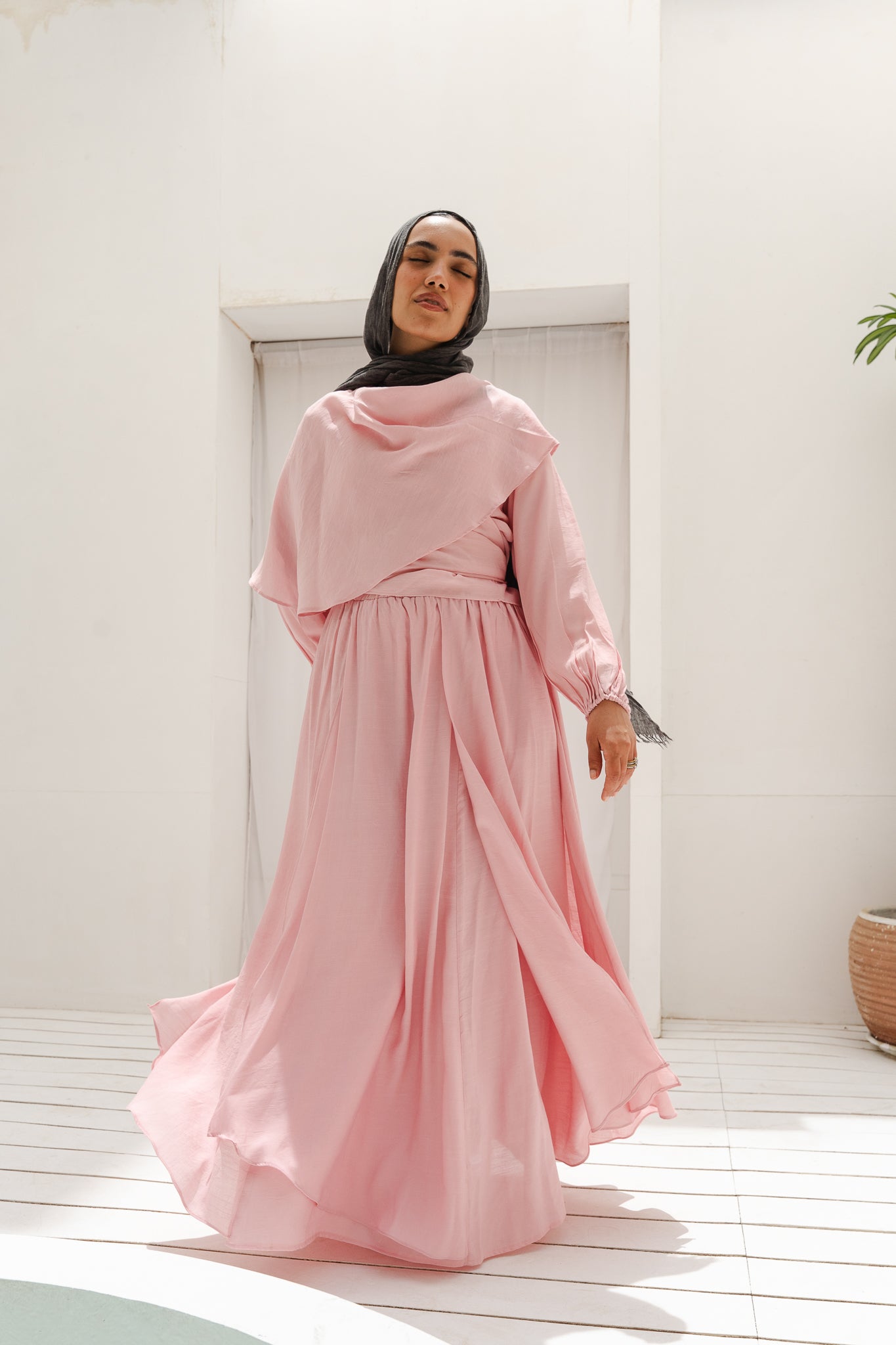 Love Me Layers Skirt in Rose
