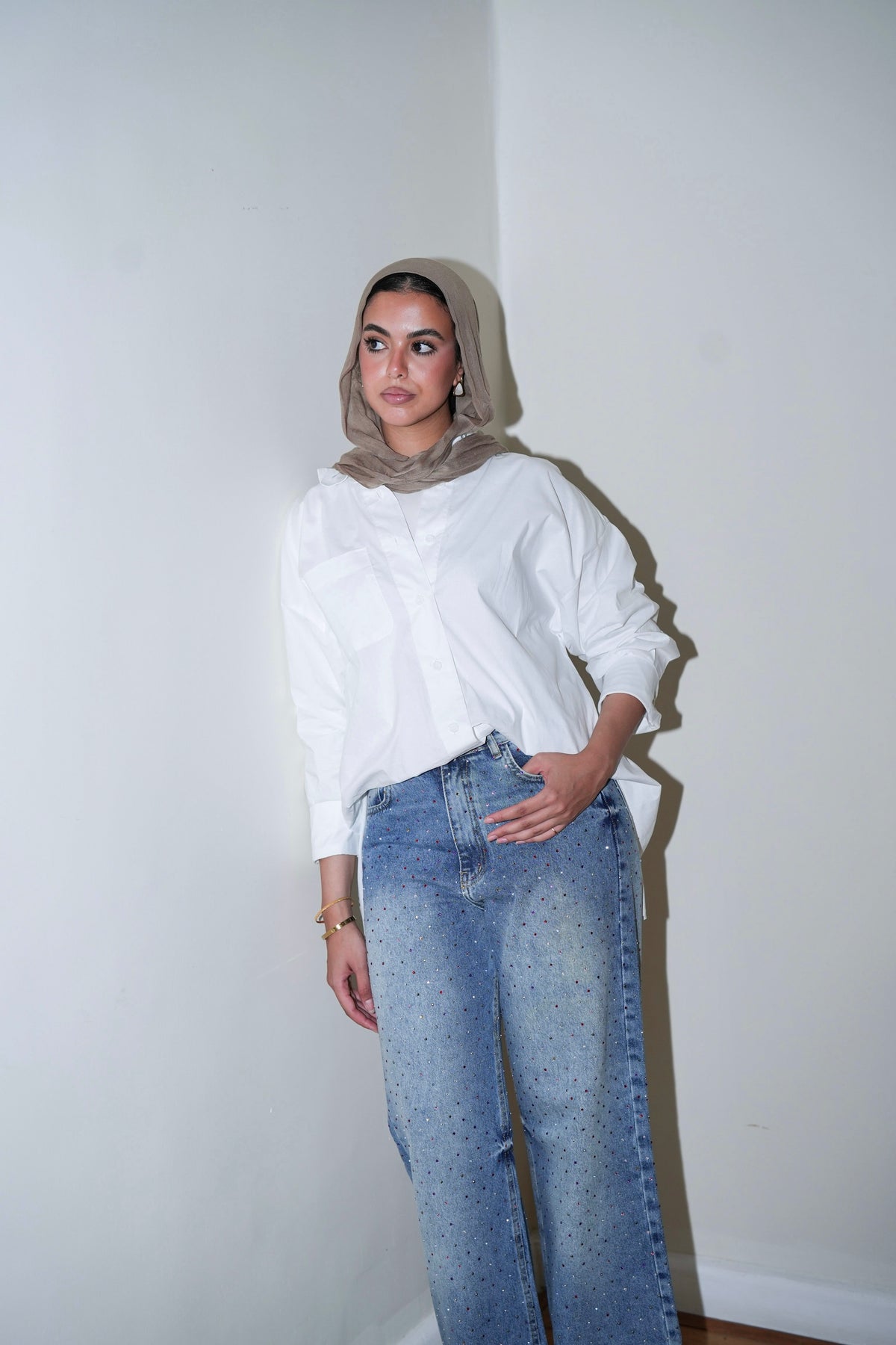 Extra You Denim Pants in Light Blue