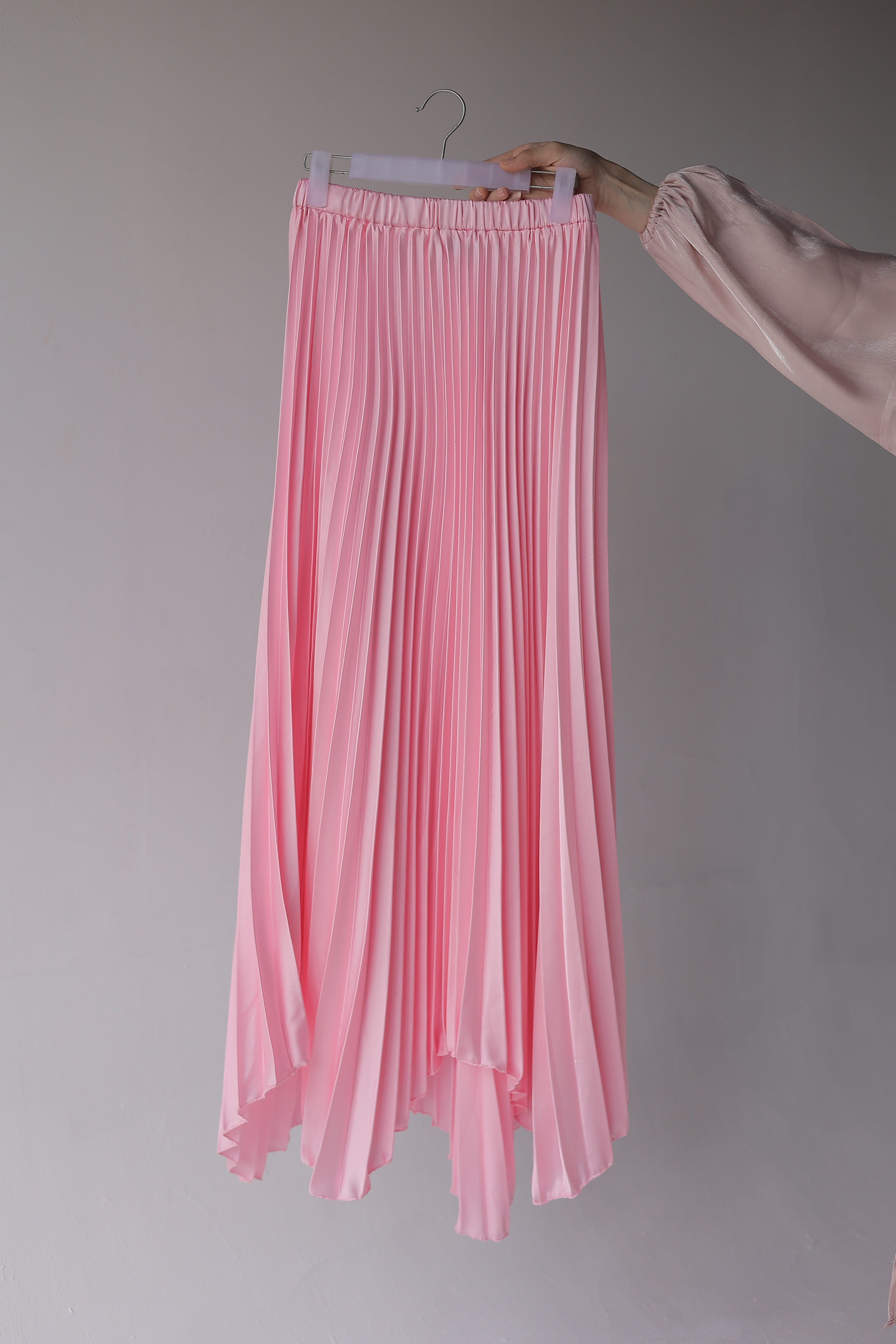 Ash Asymmetrical Skirt in Pink