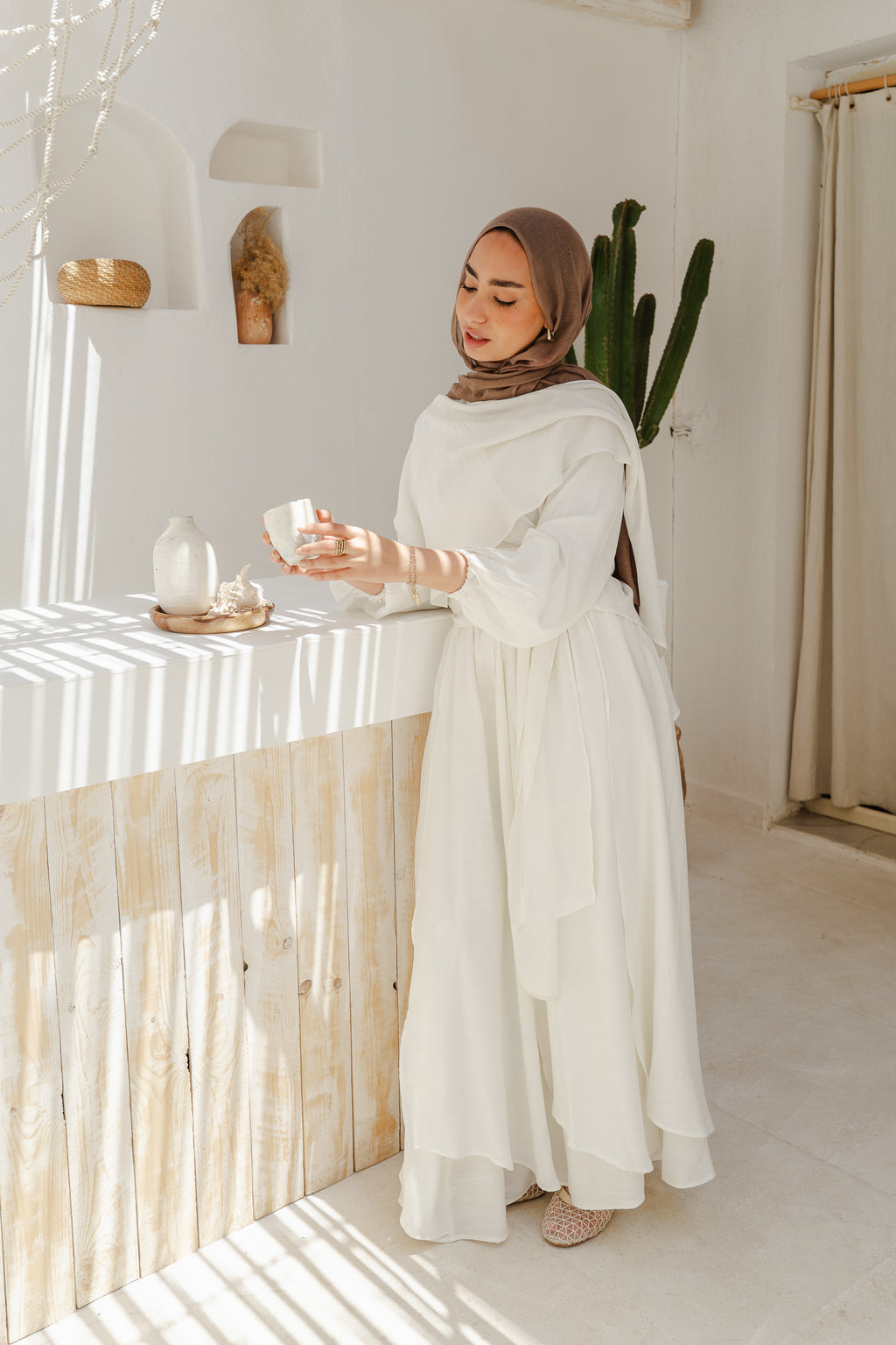Salty Tie Top in White