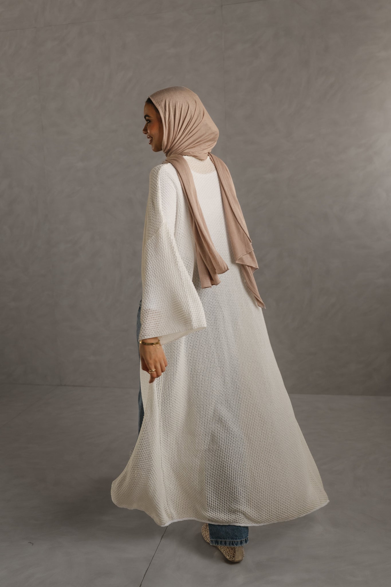 Cloud Crochet Long Cardigan