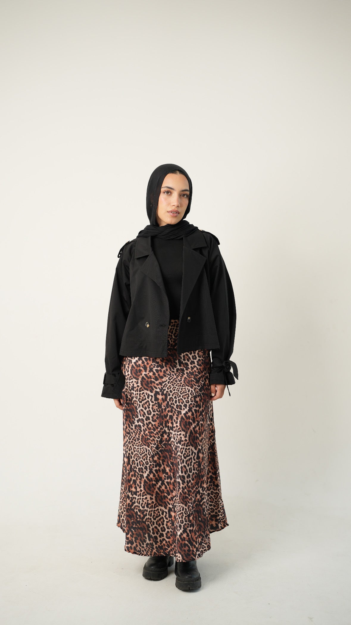 brown leo skirt (without lace)