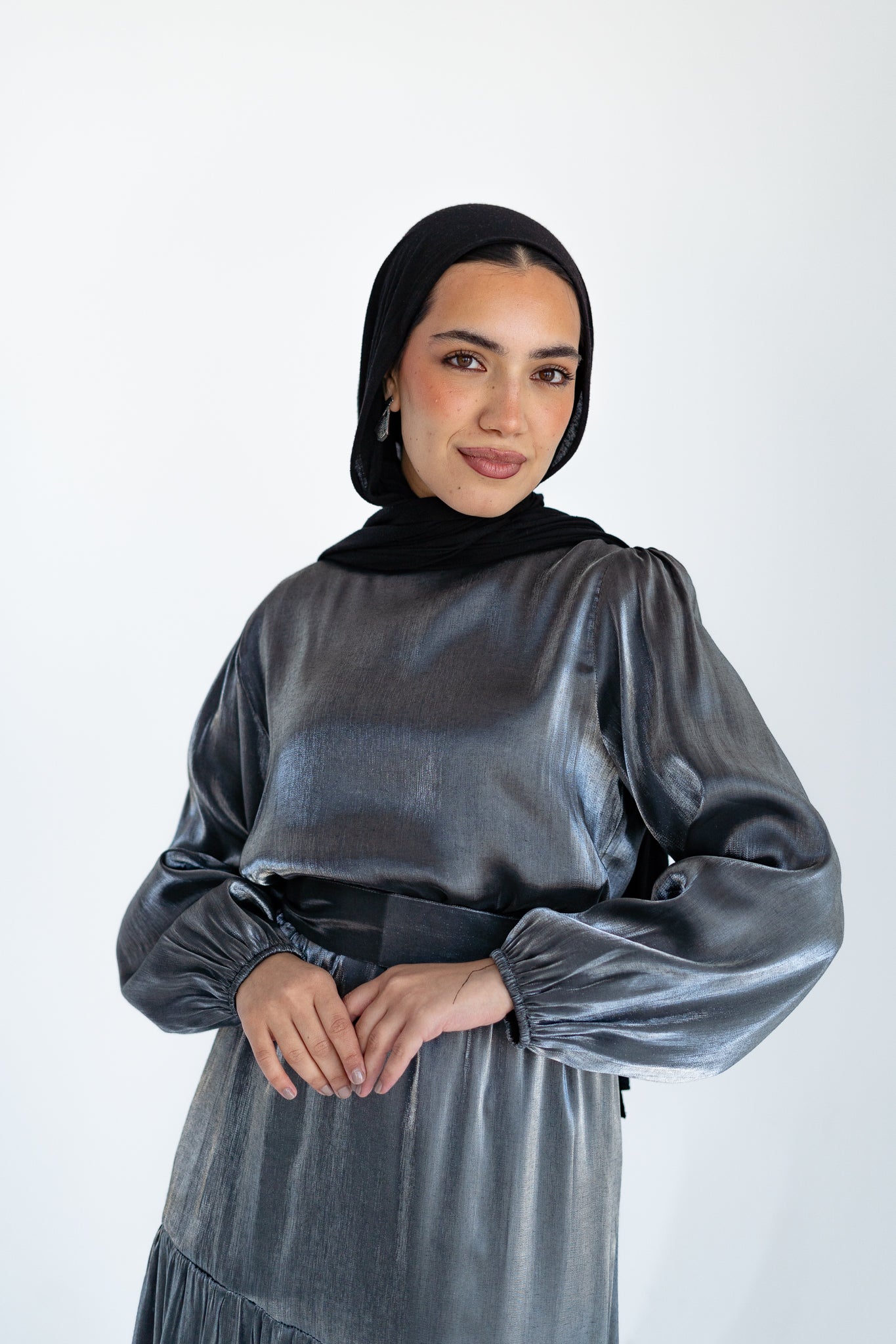 Isla Set in Metallic Silver