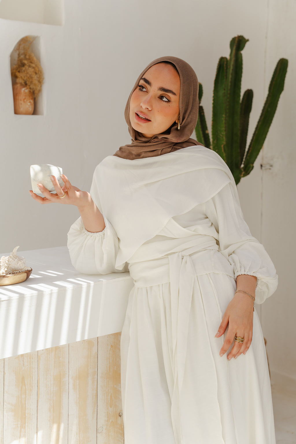 Salty Tie Top in White