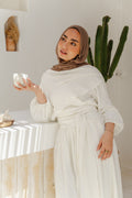 Salty Tie Top in White