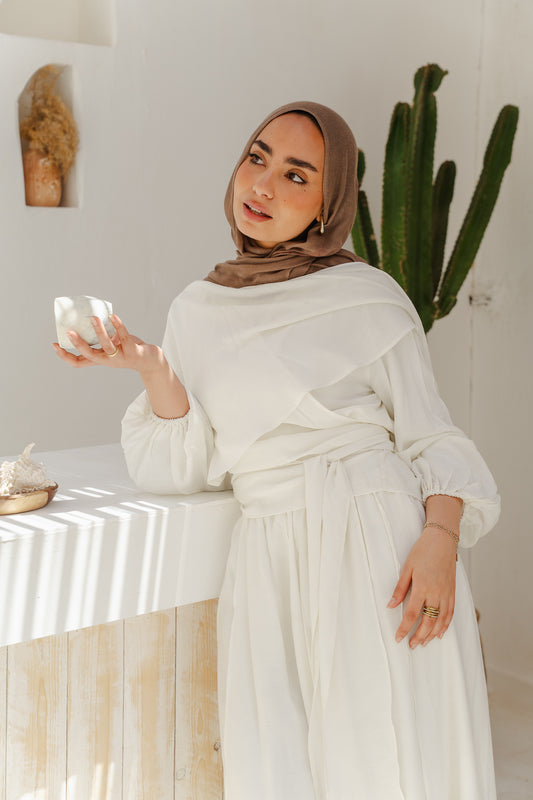 Salty Tie Top in White