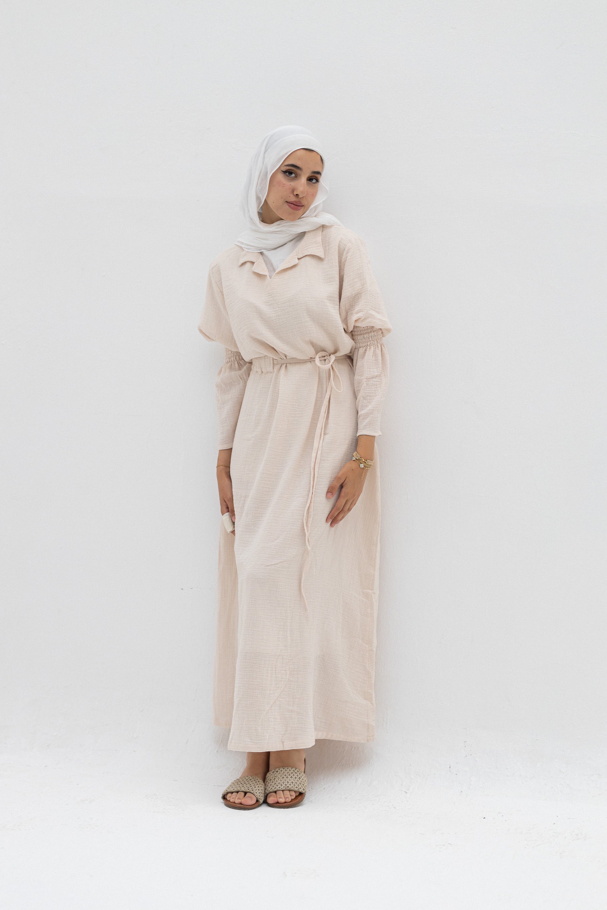 Diana dress in Beige