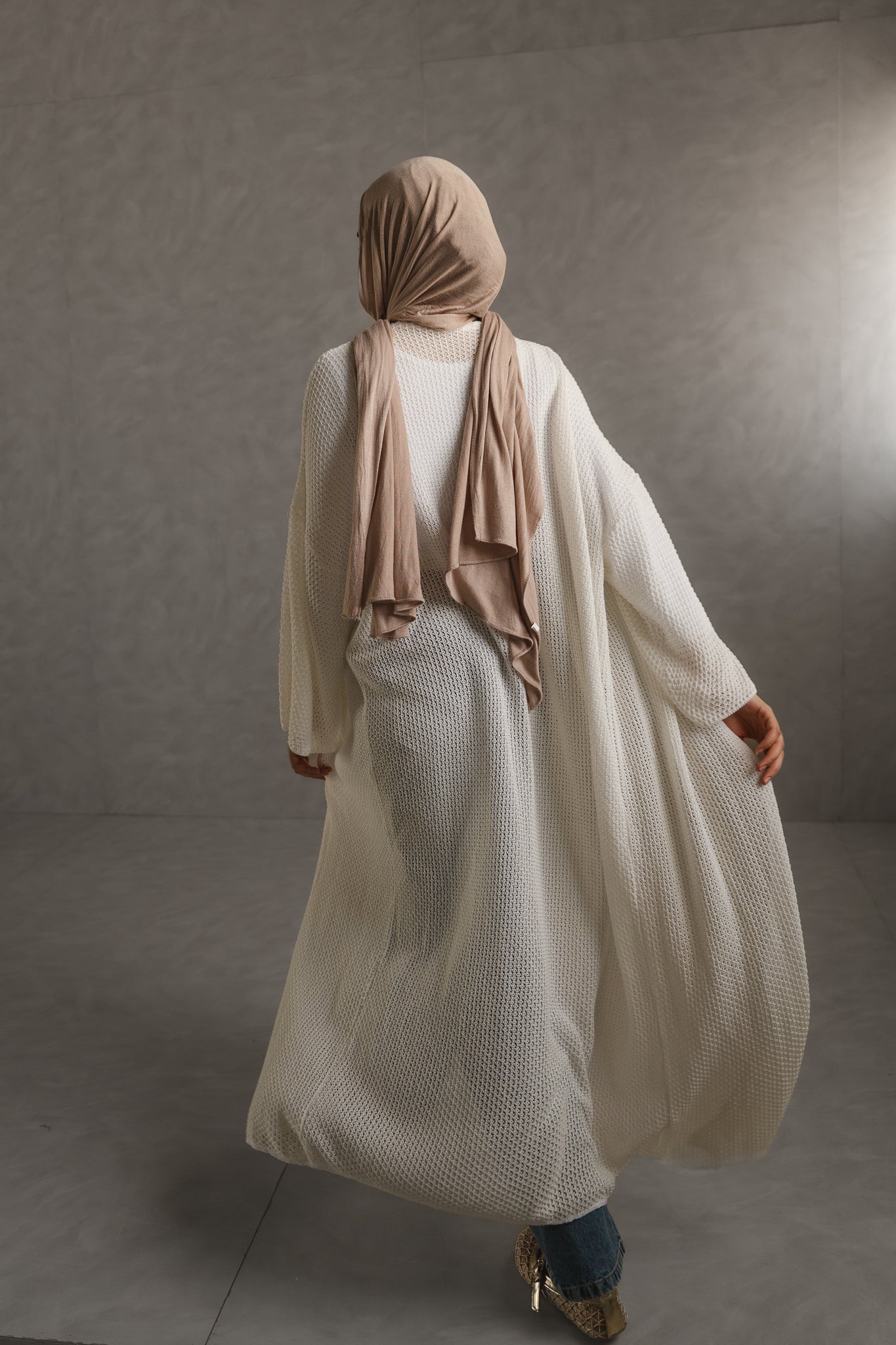 Cloud Crochet Long Cardigan
