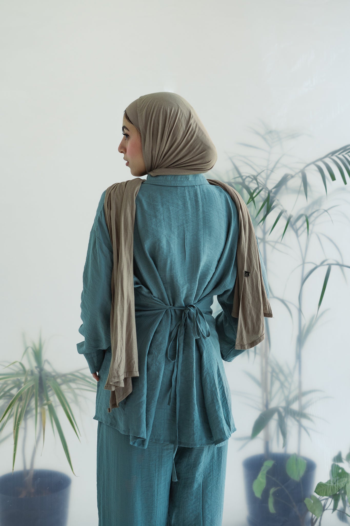 Eva set in soft teal