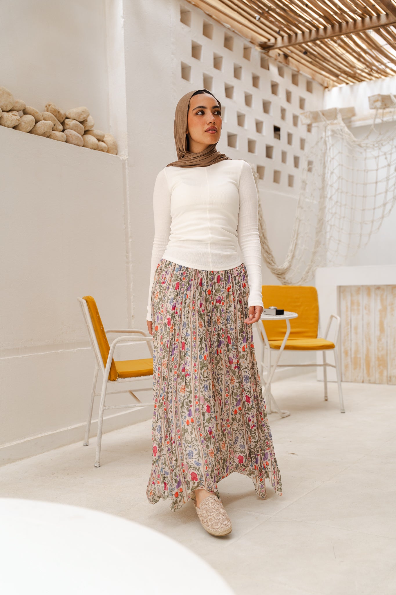 In My Blossom Era Asymmetric Skirt