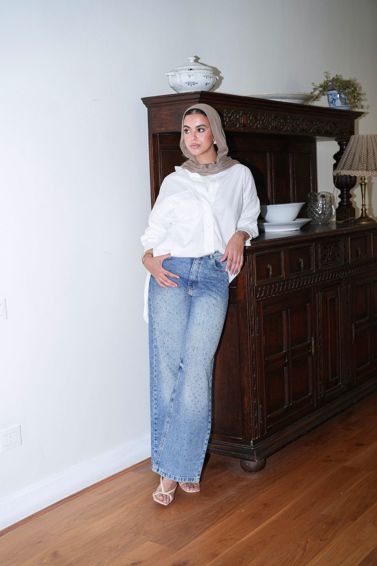 Extra You Denim Pants in Light Blue