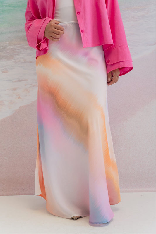 Wavy summer skirt