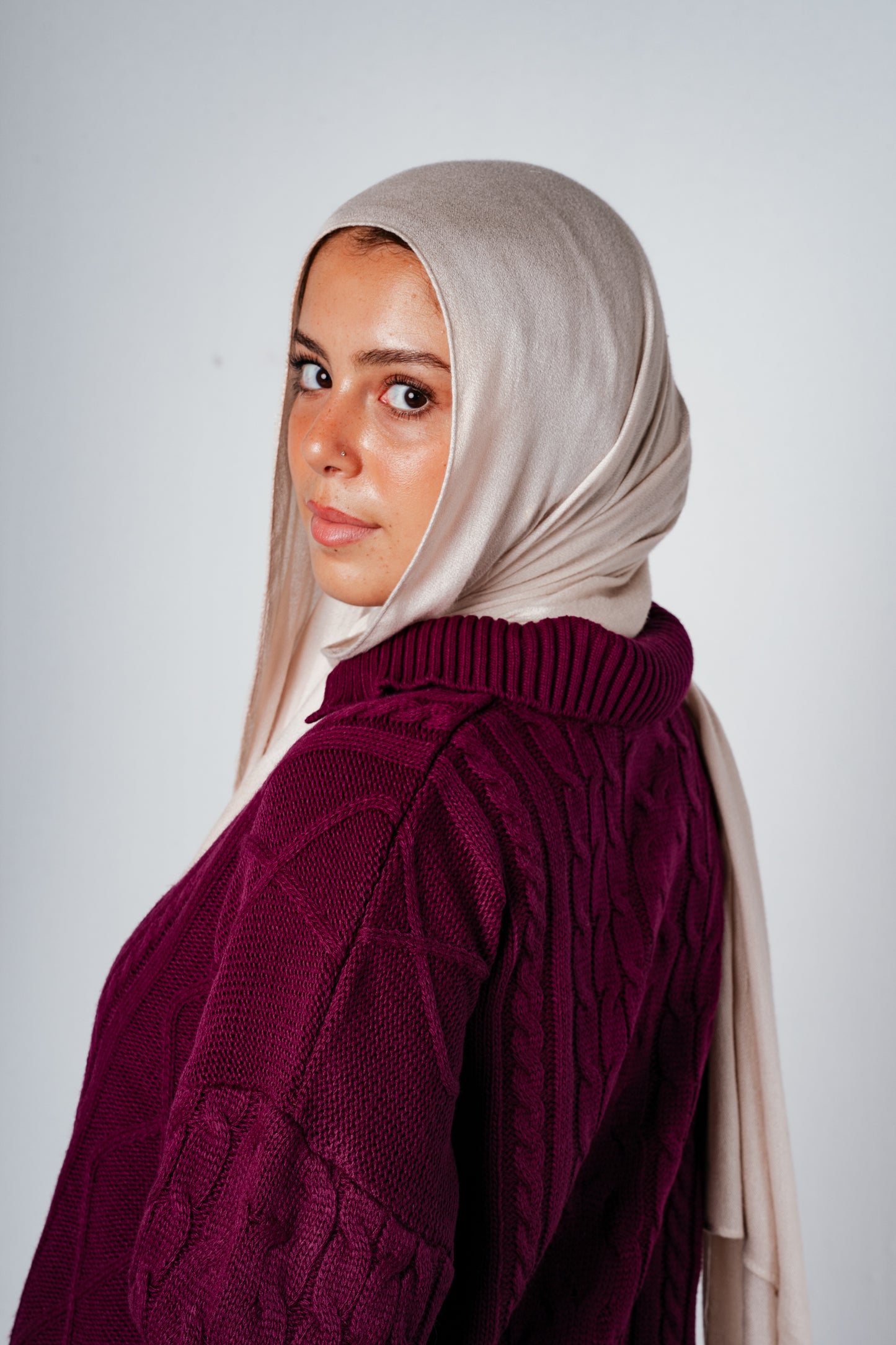 Knit Heaven Pullover in Raspberry