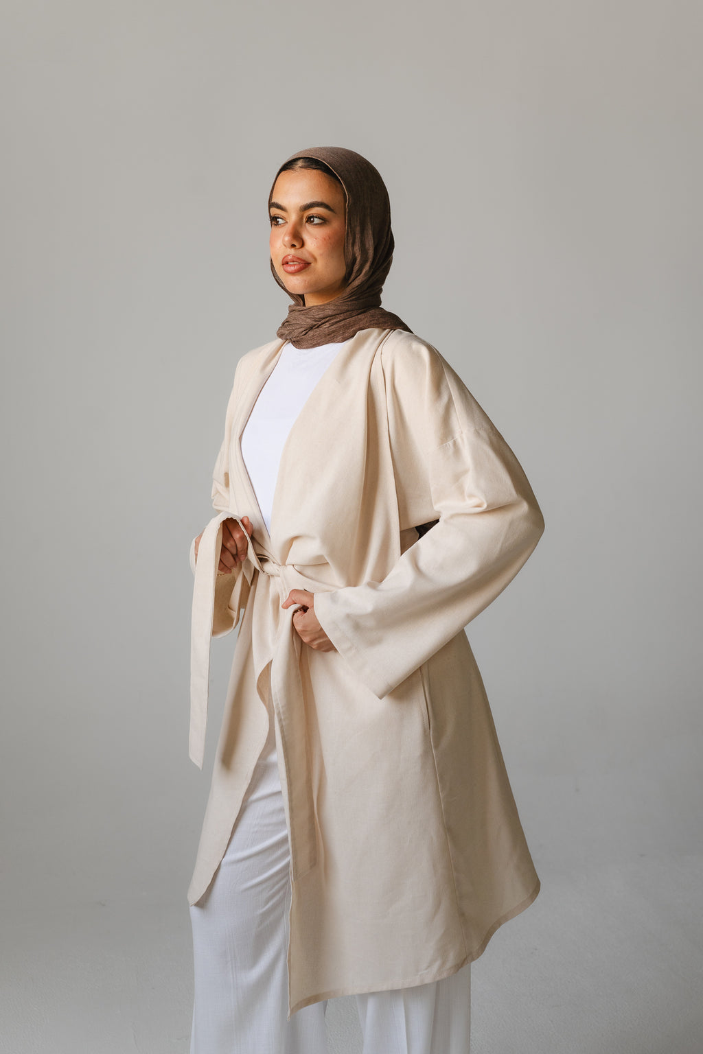 Main Bloom Moment Cardigan in Beige