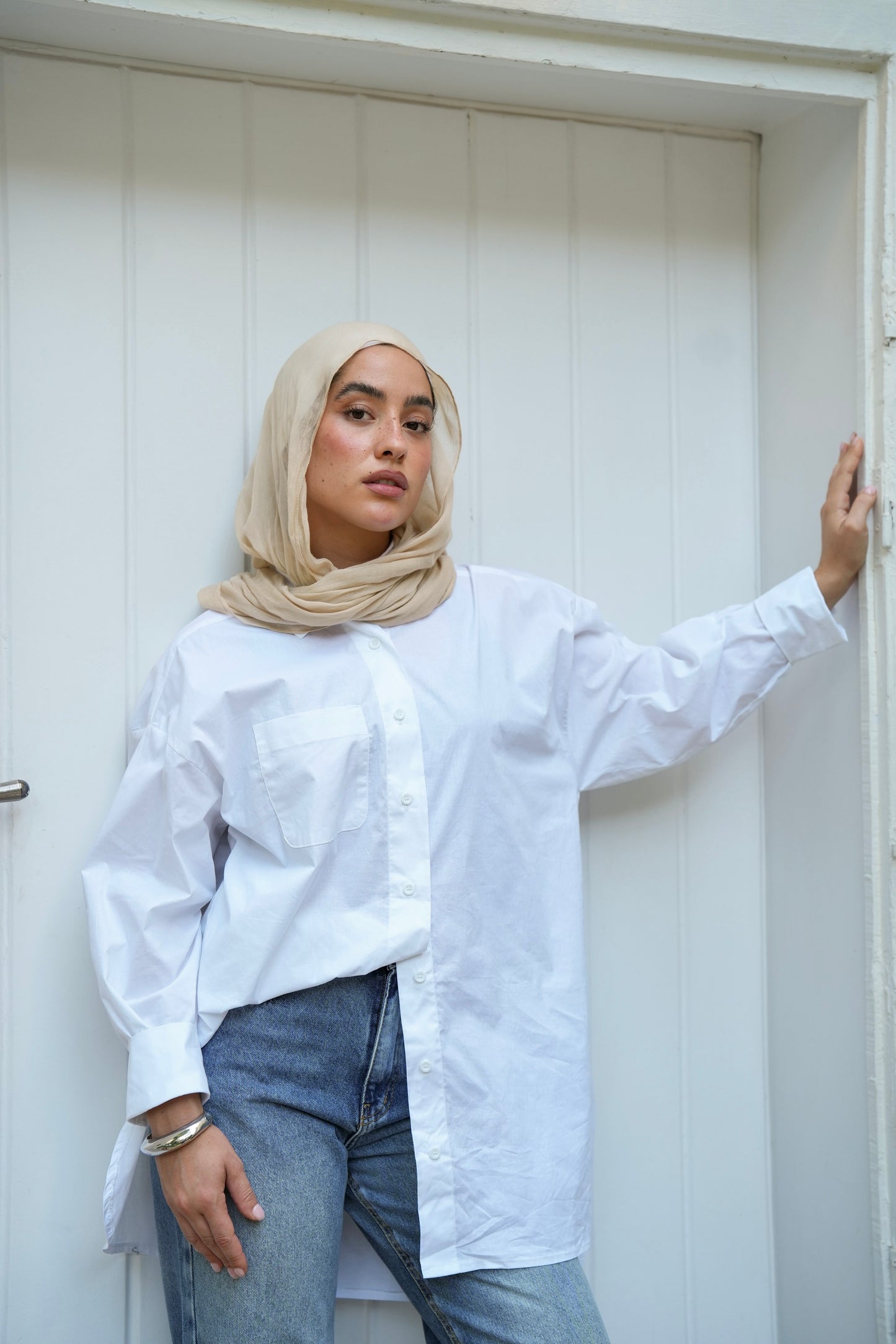 The Signature Poplin Shirt in White