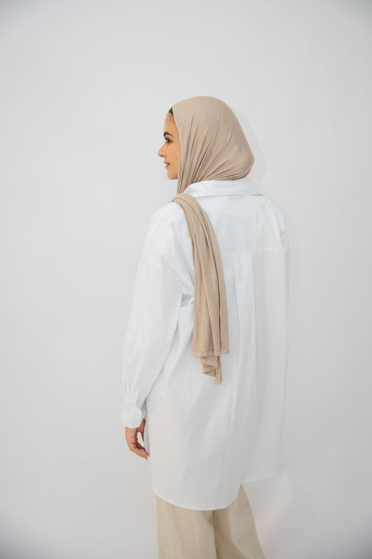 The Signature Poplin Shirt in White