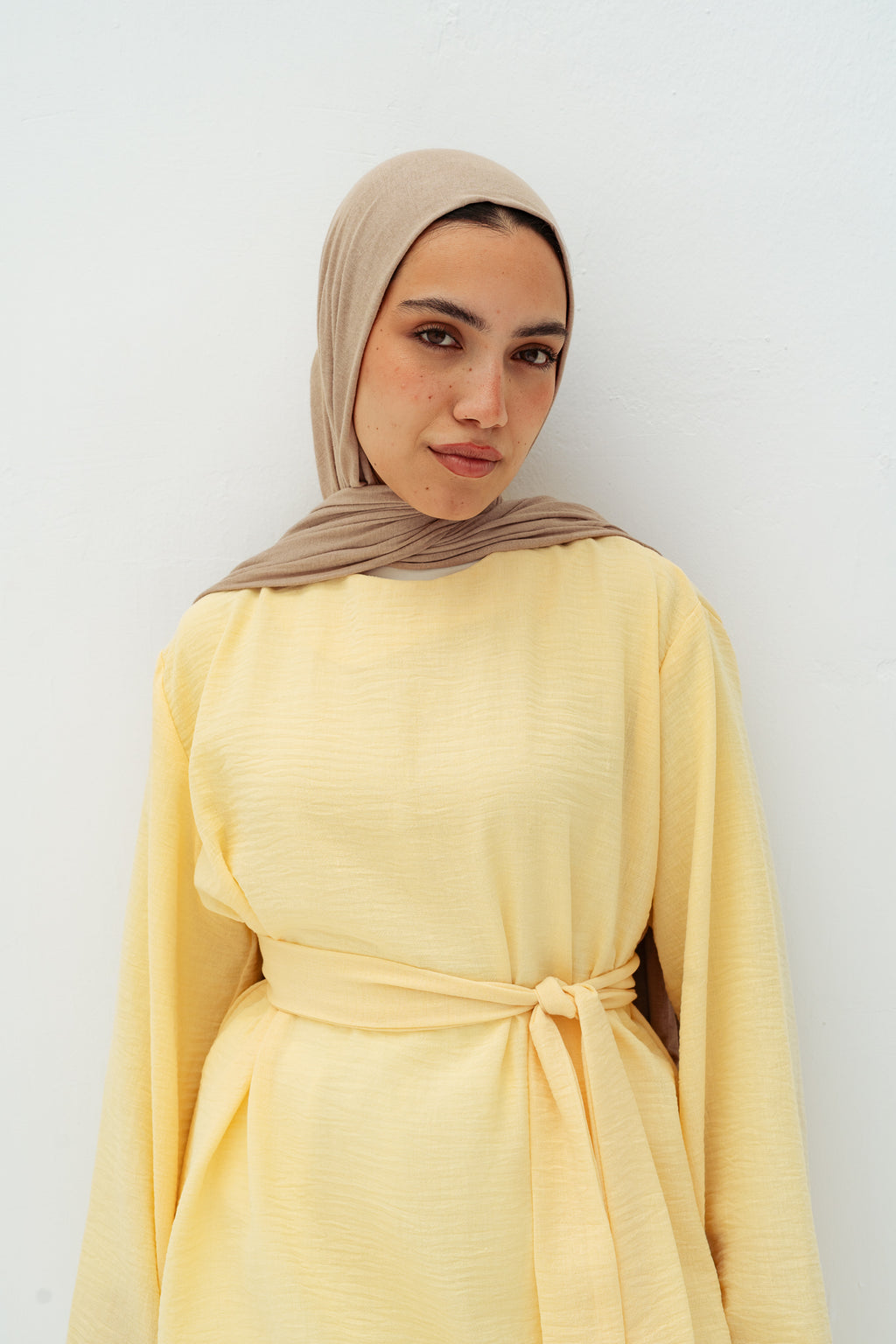 Ella asymmetric top in yellow