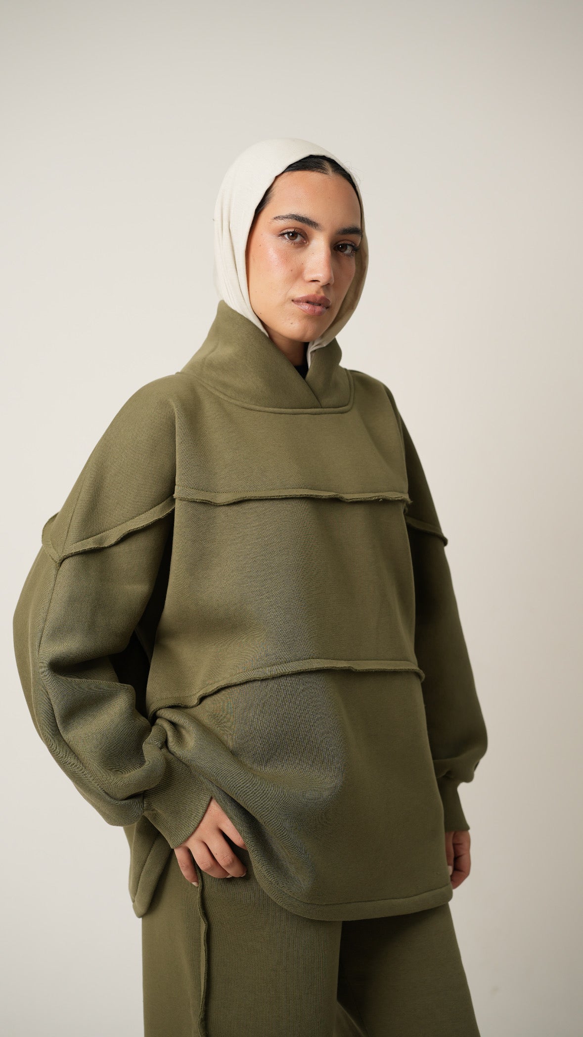 Feel-in Cozy Set in Olive