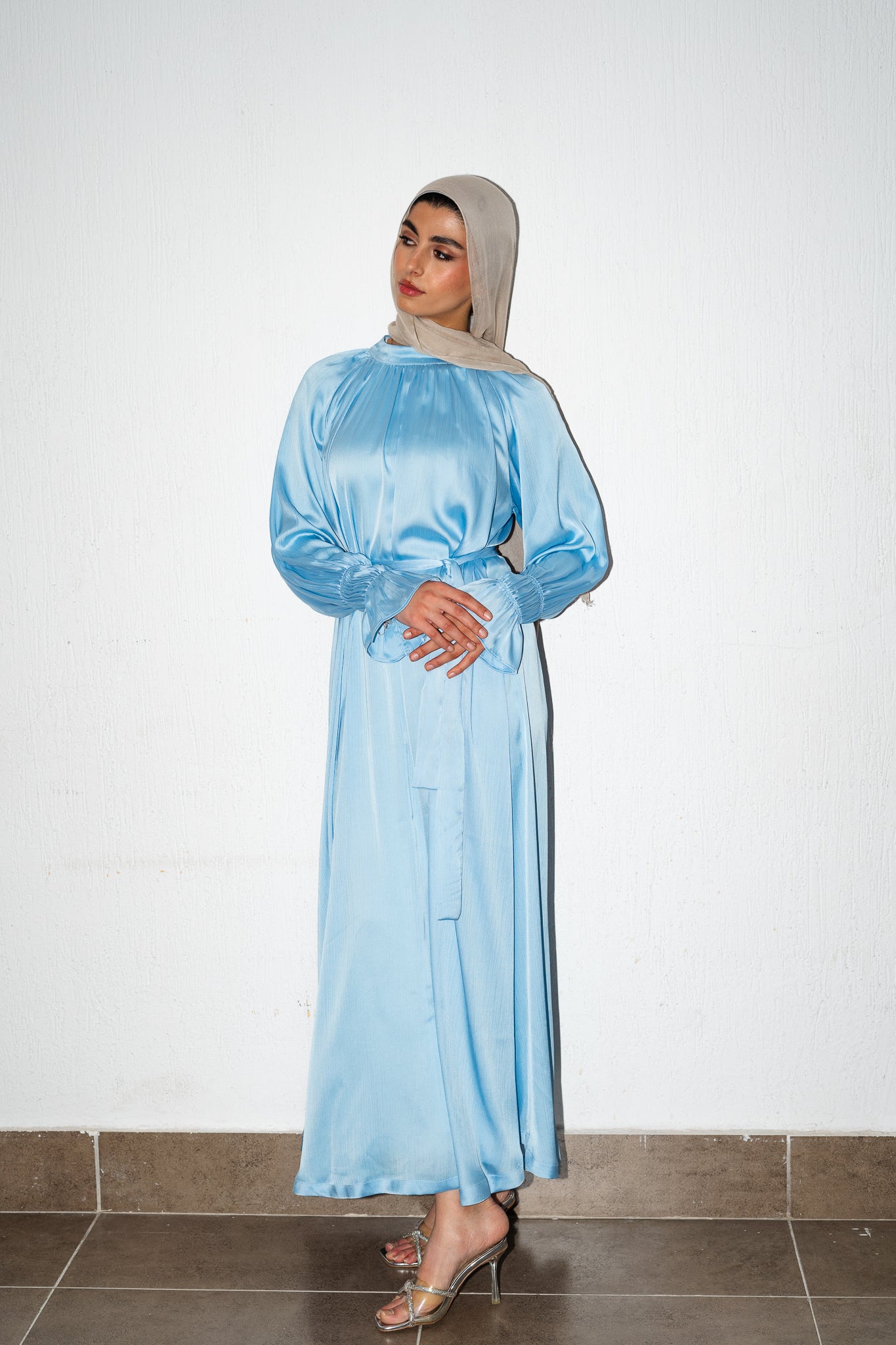 Lily dress in Baby Blue