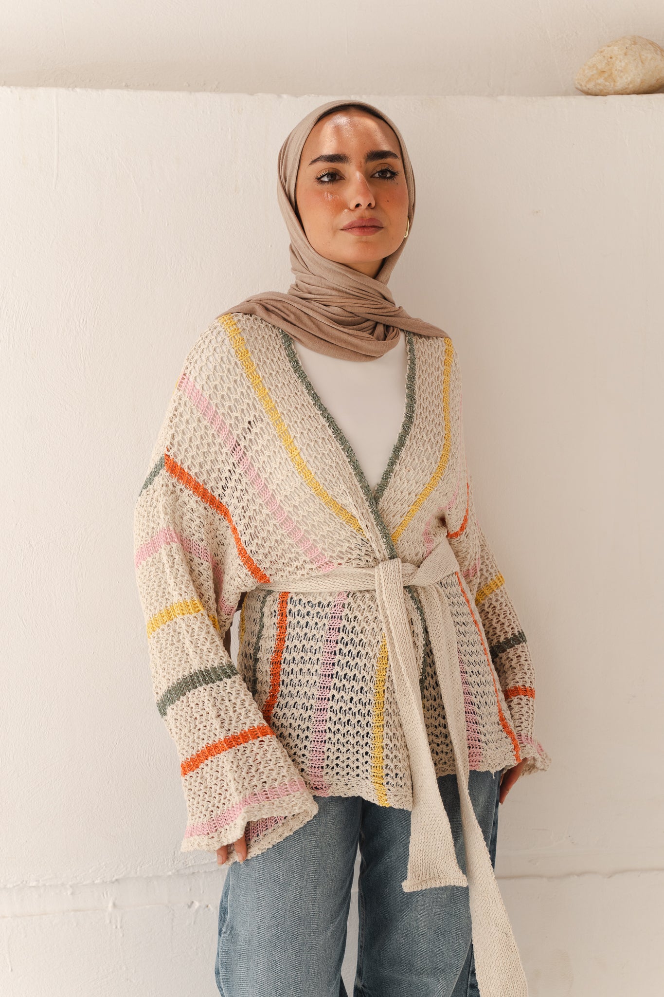 She’s A Vibe Metallic Threads Cardigan