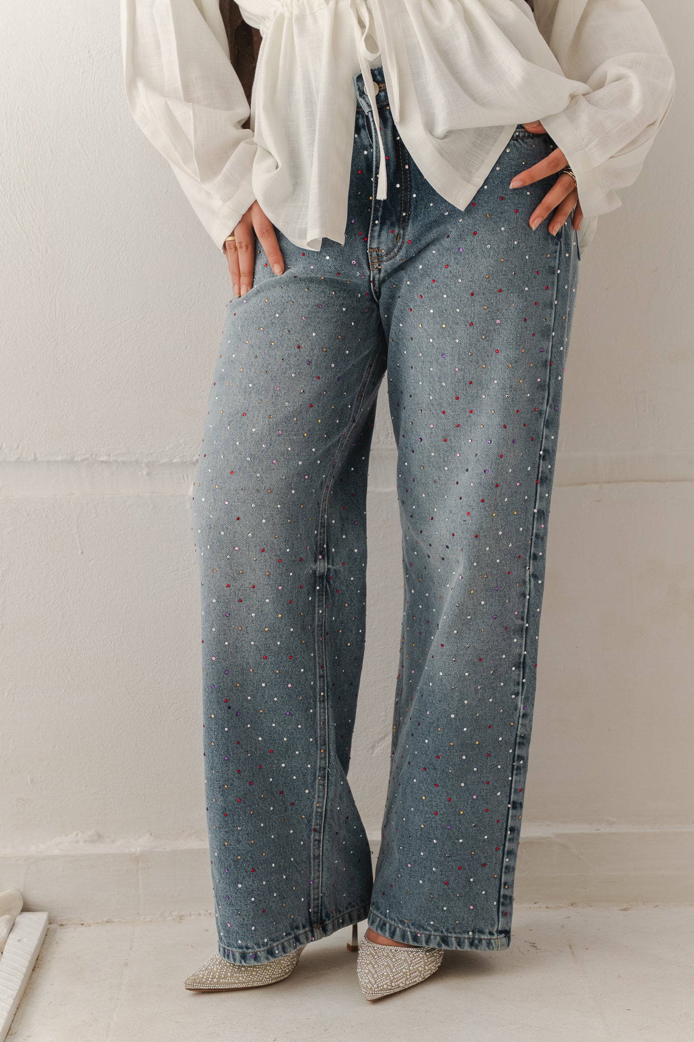 Extra You Denim Pants in Light Blue