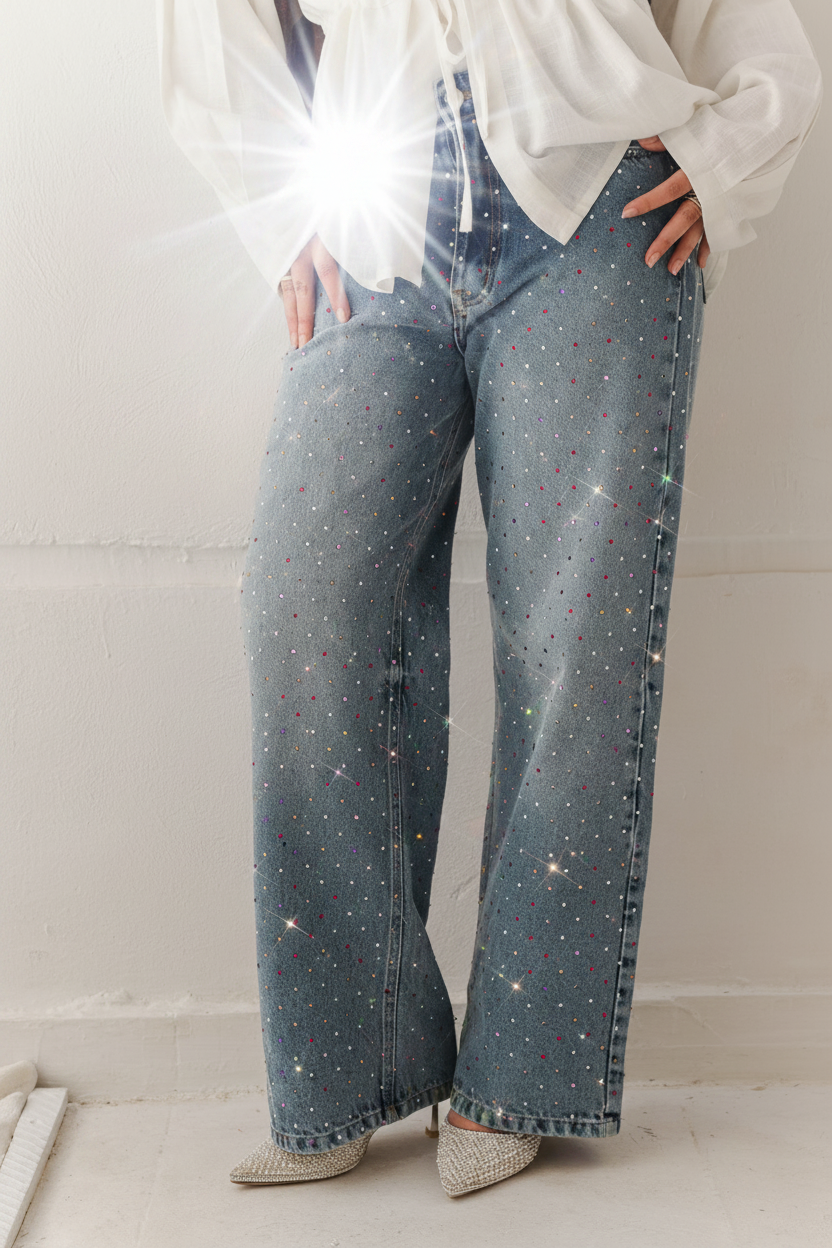 Extra You Denim Pants in Light Blue