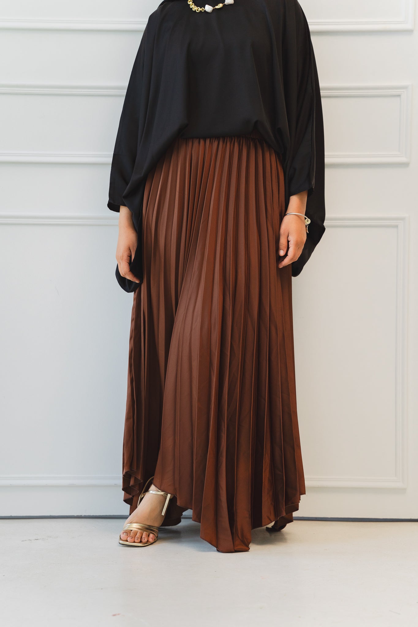 Ash Asymmetrical Skirt in Brown