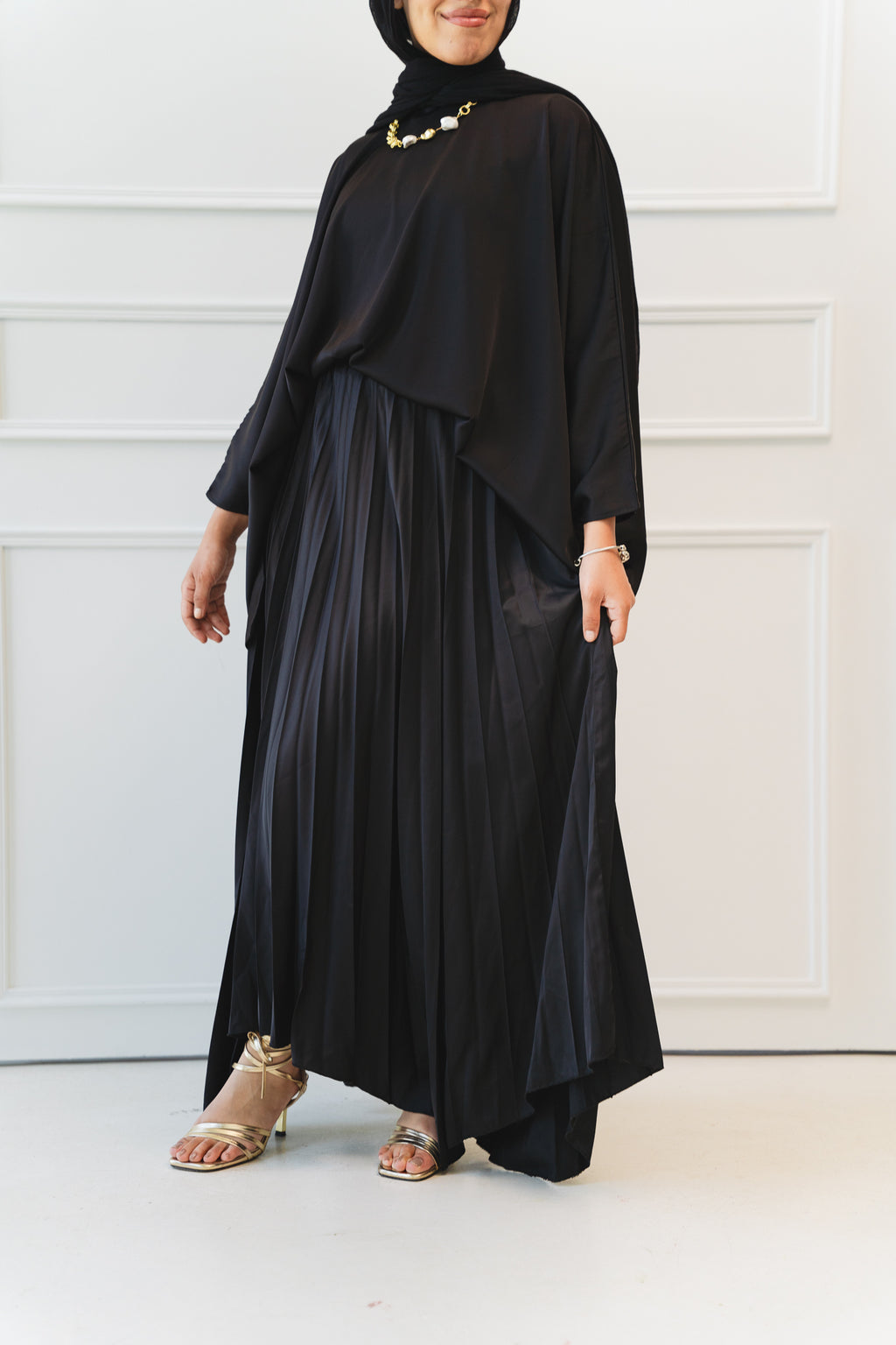 Ash Asymmetrical Skirt in Black