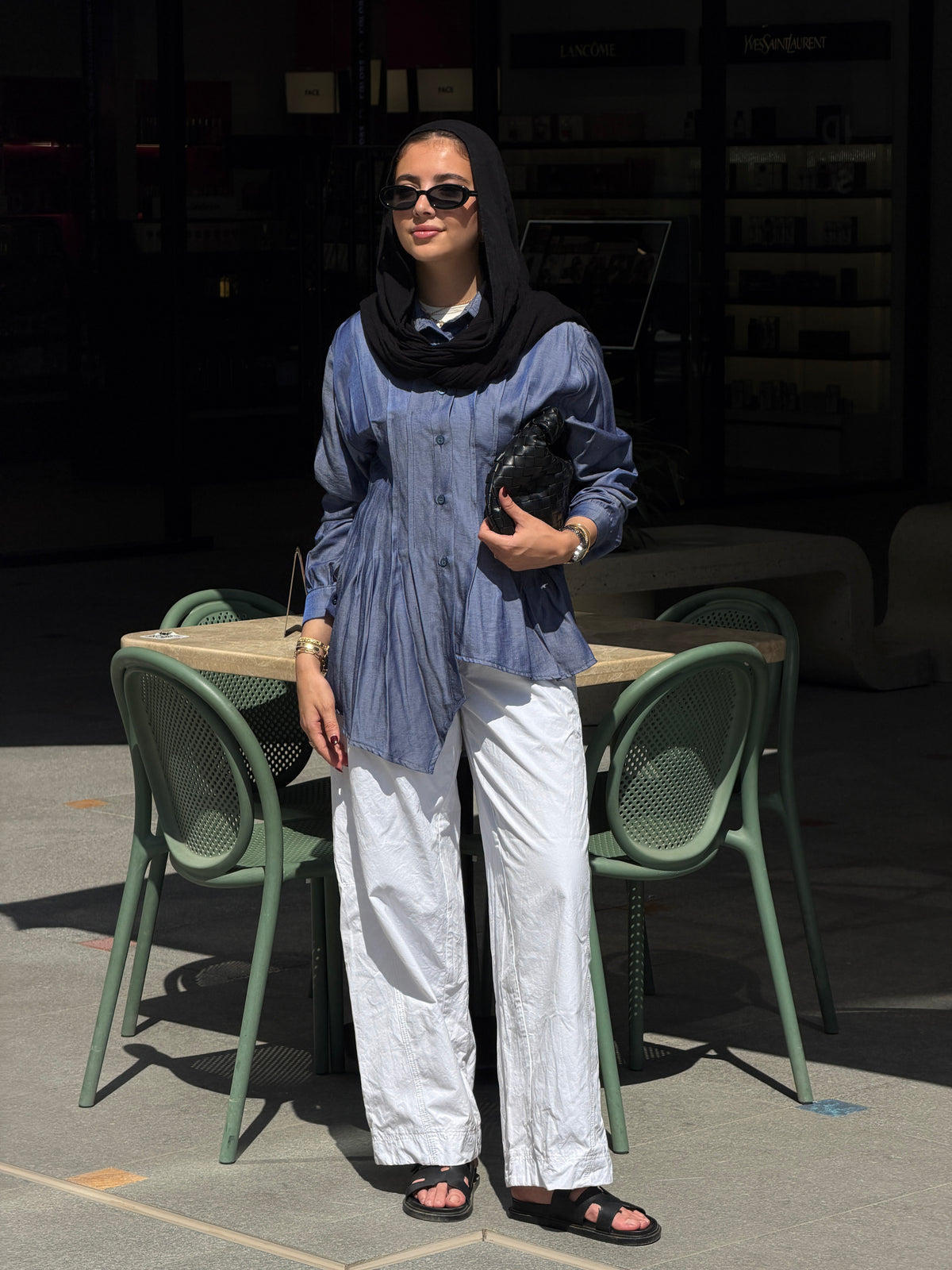 Dreamy Folds Shirt in Indigo