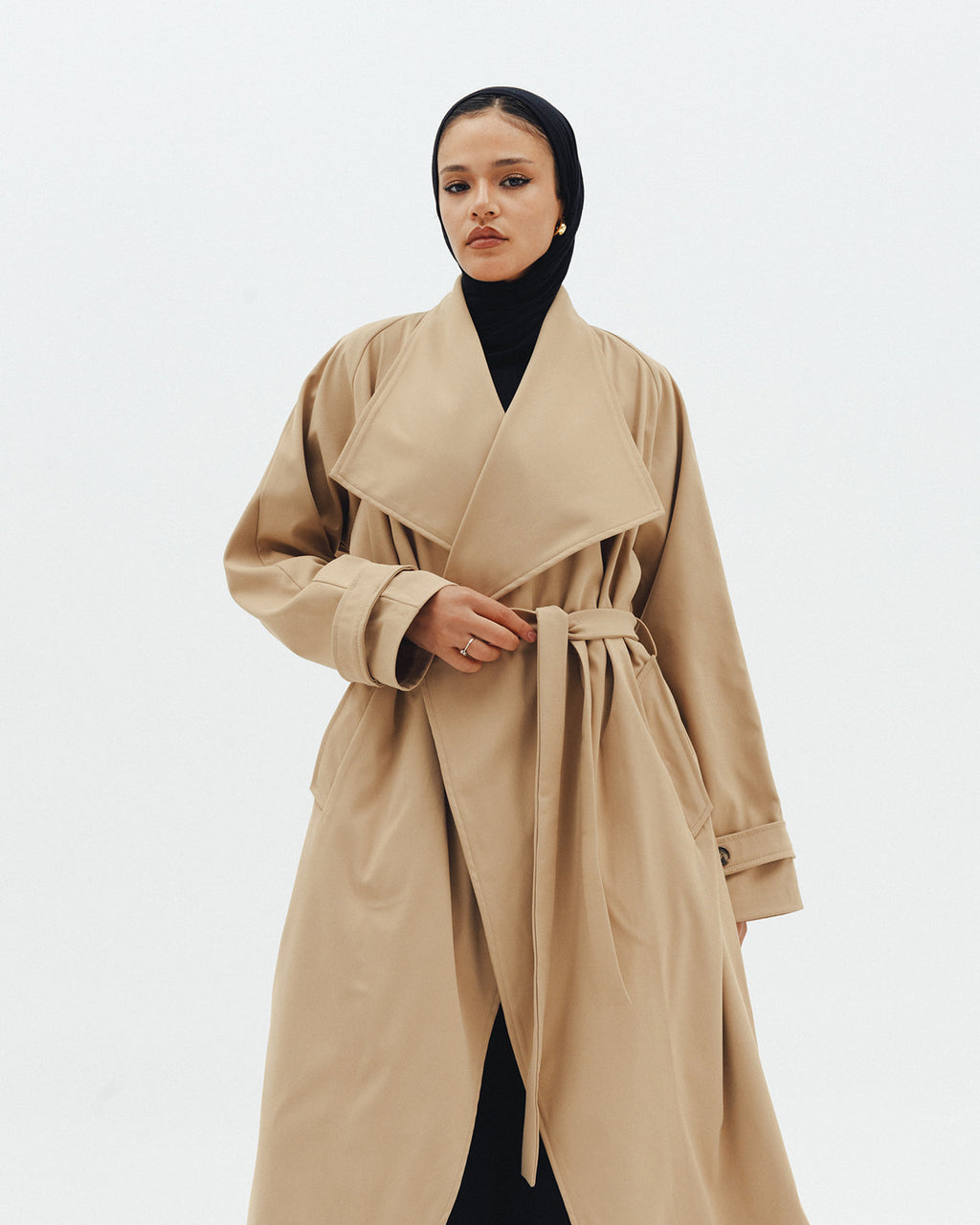 The Timeless Trench Coat in Camel