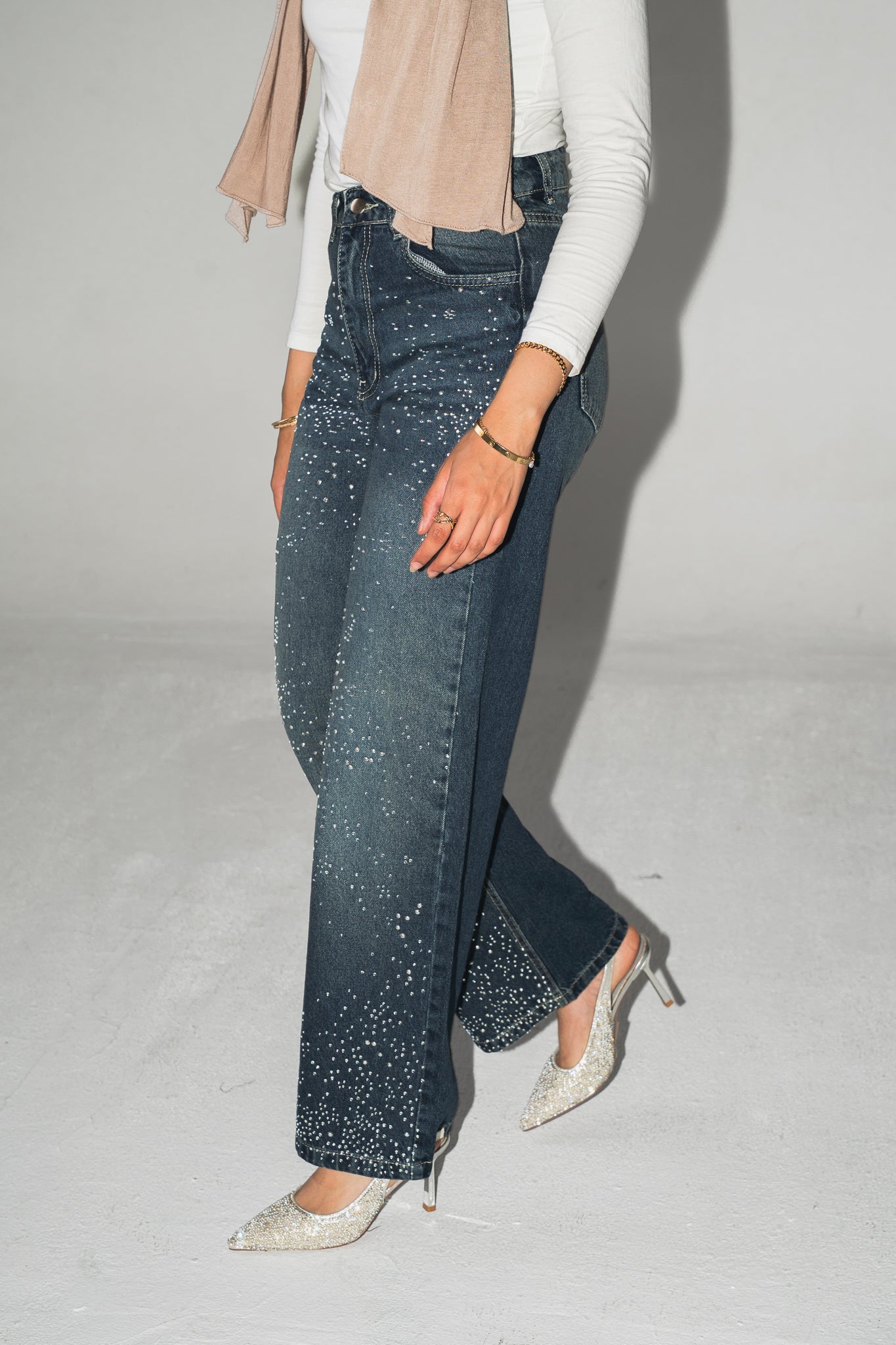 You’re The Spark Denim Pants in Dark Blue