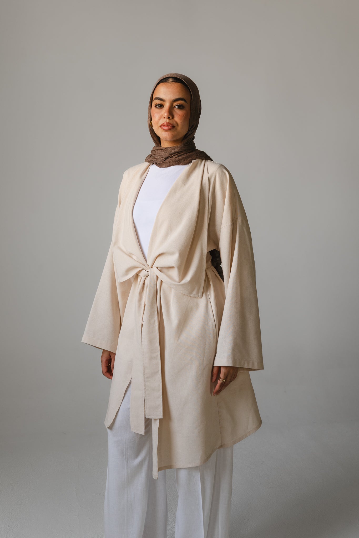 Main Bloom Moment Cardigan in Beige
