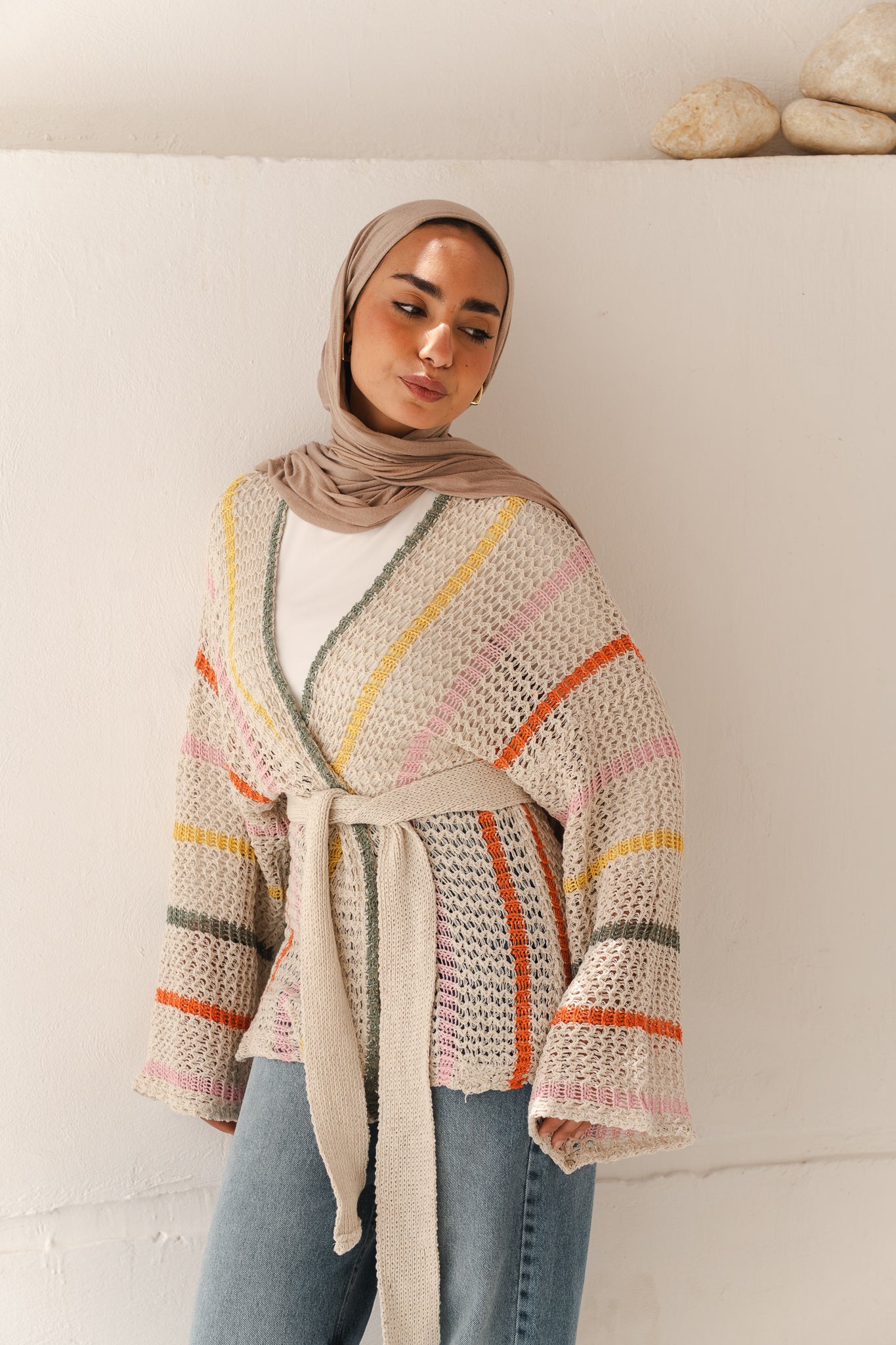 She’s A Vibe Metallic Threads Cardigan