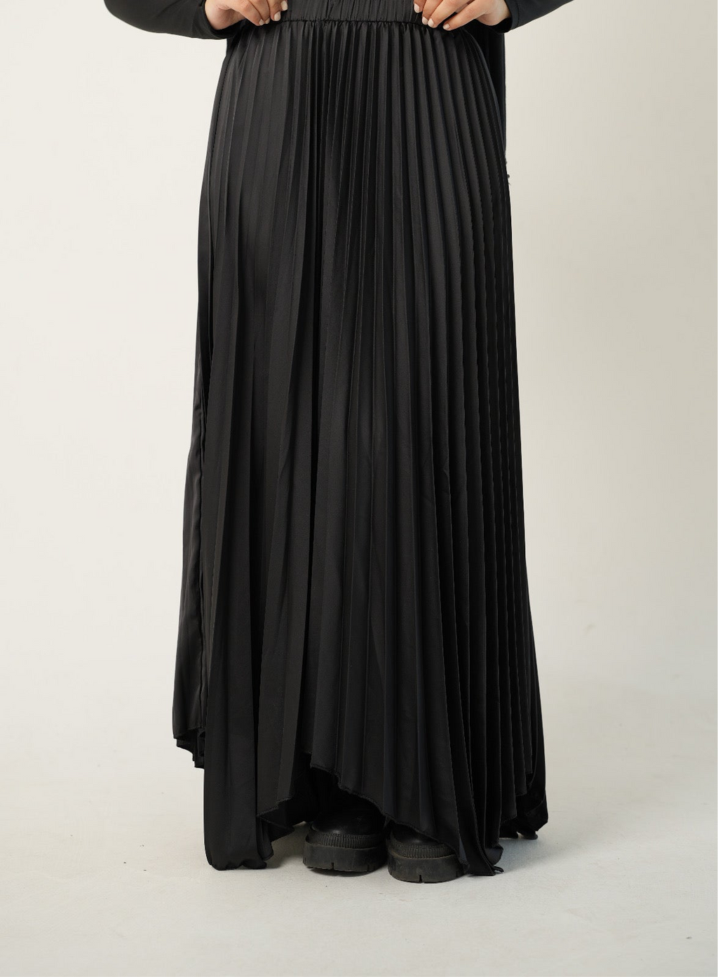 Ash Asymmetrical Skirt in Black