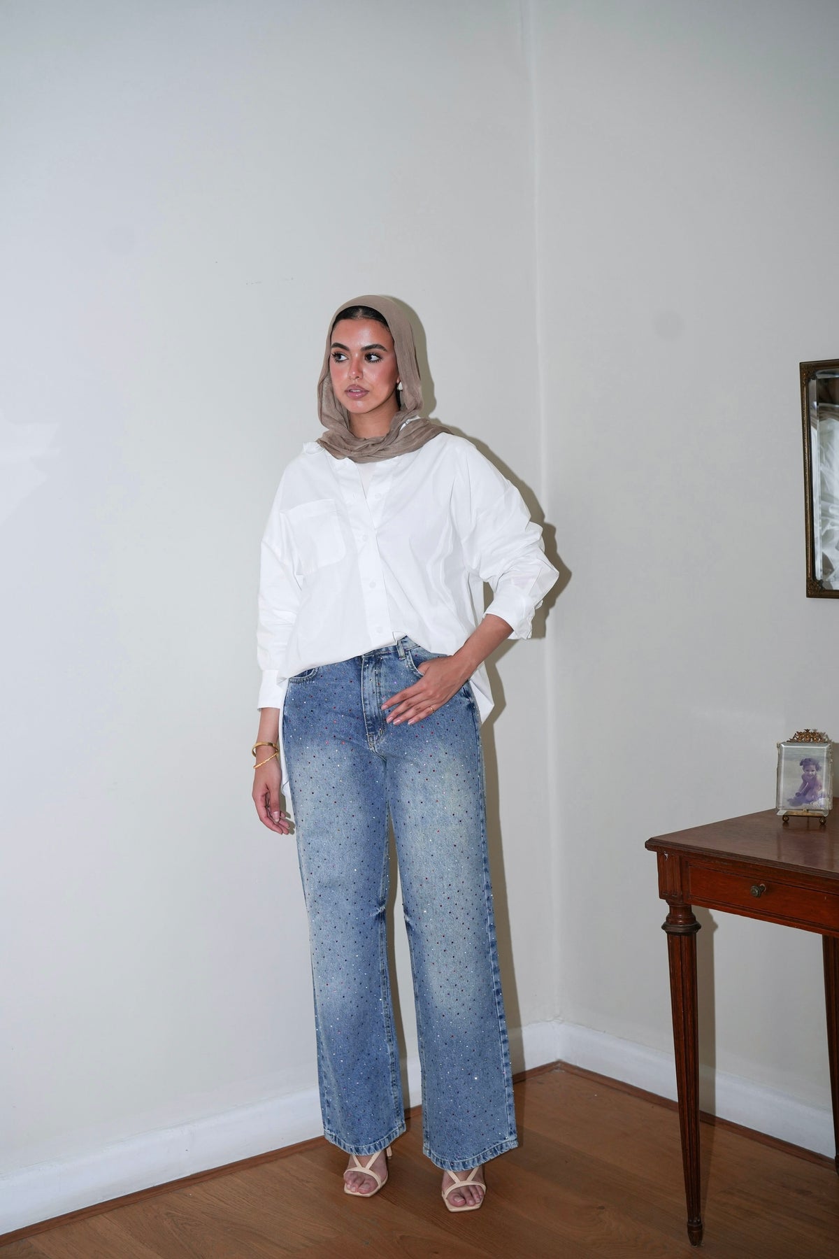 Extra You Denim Pants in Light Blue
