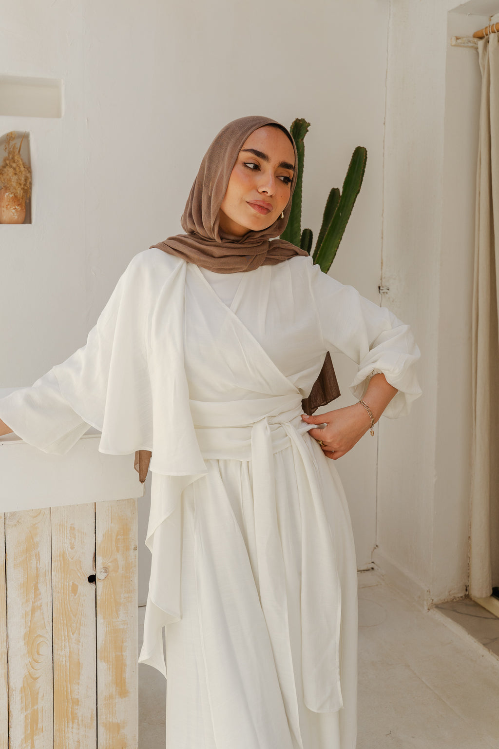 Salty Tie Top in White