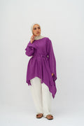 Ella asymmetric top in Purple