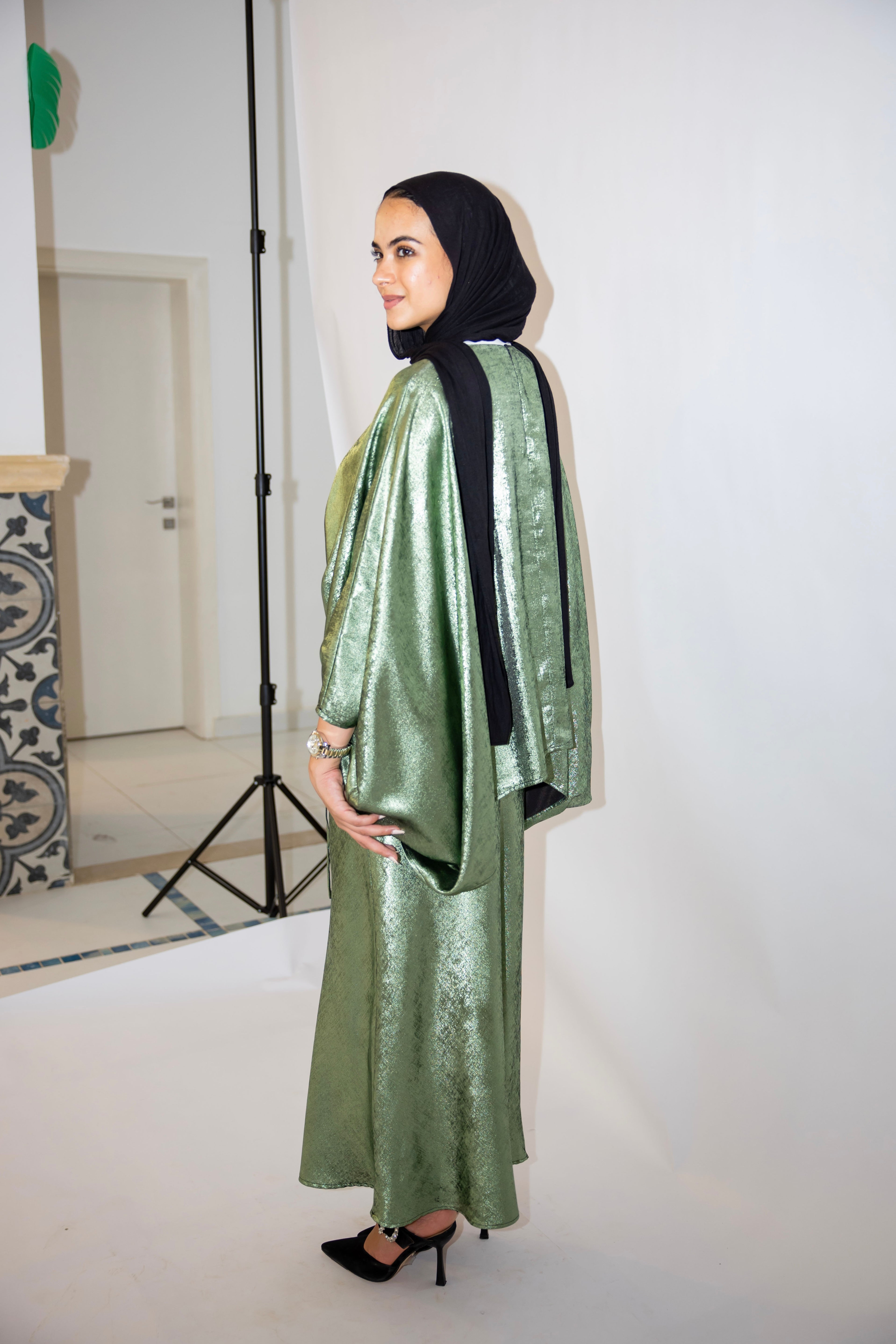 Nayla set in Green olive