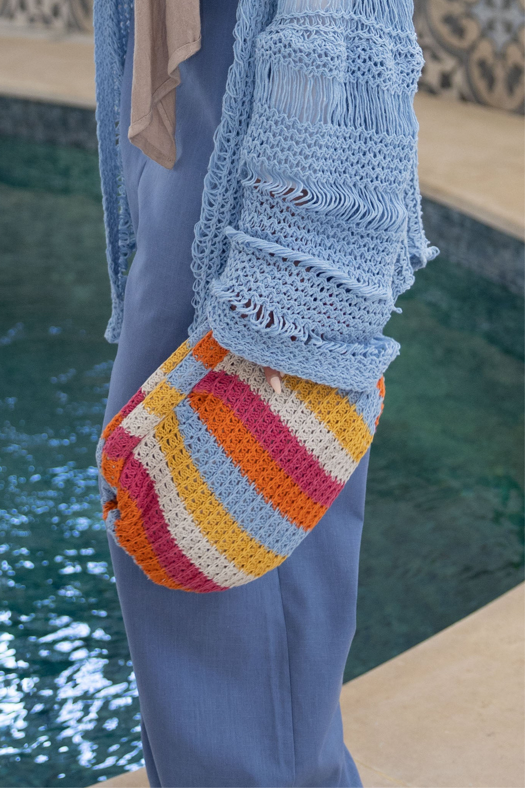 Dreamy Woven Clutch