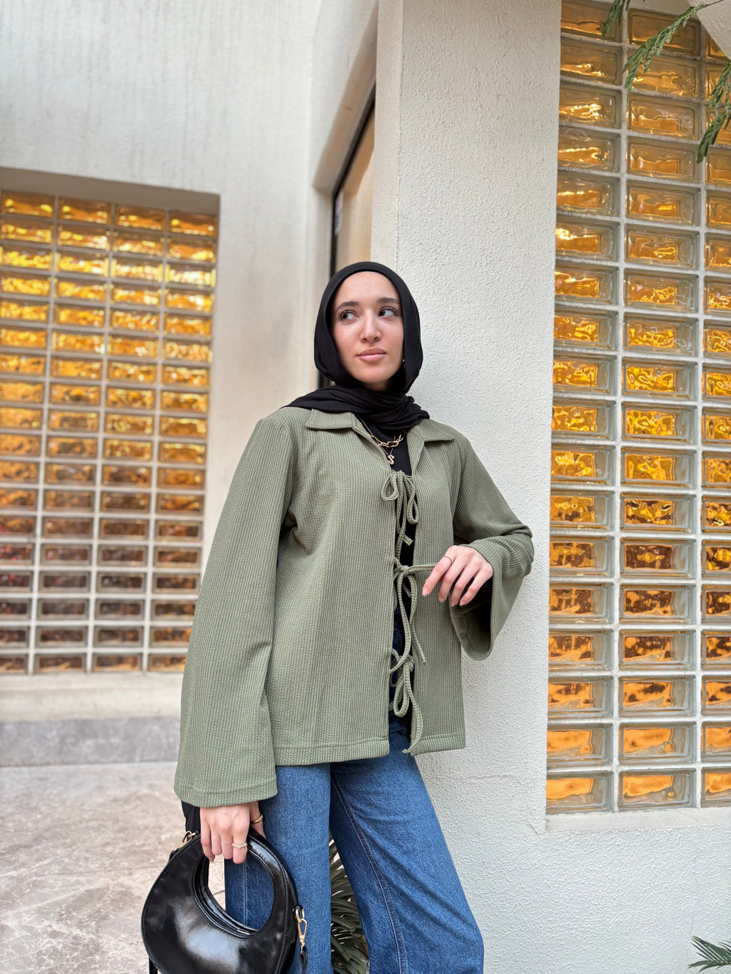 Tied to Go Top in Olive