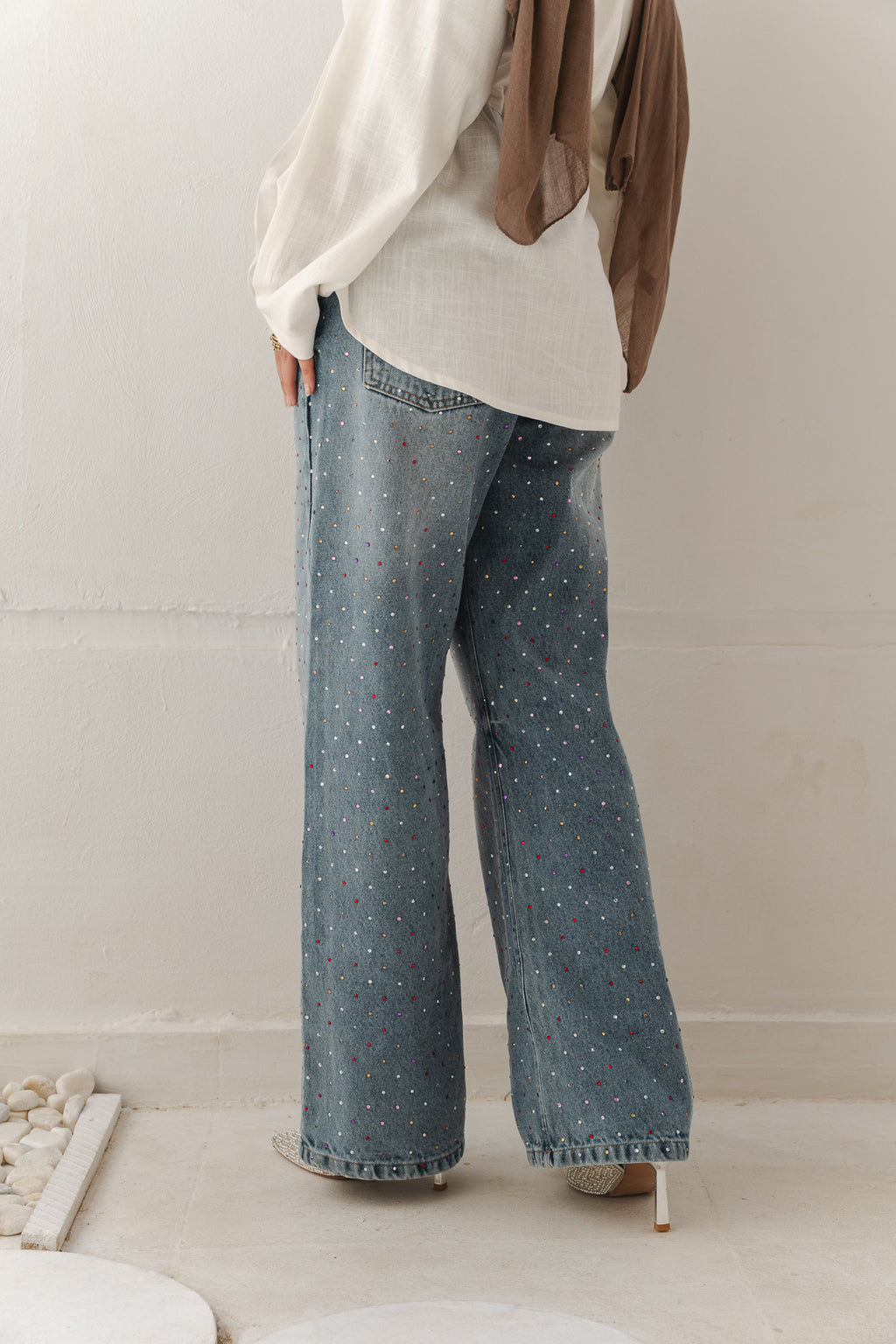 Extra You Denim Pants in Light Blue