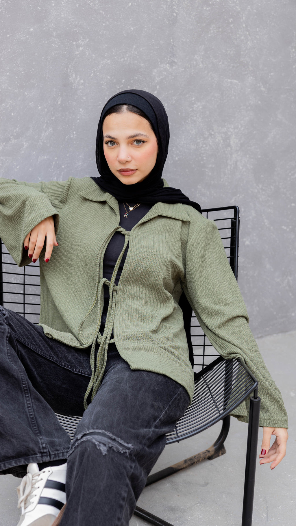 Tied to Go Top in Olive